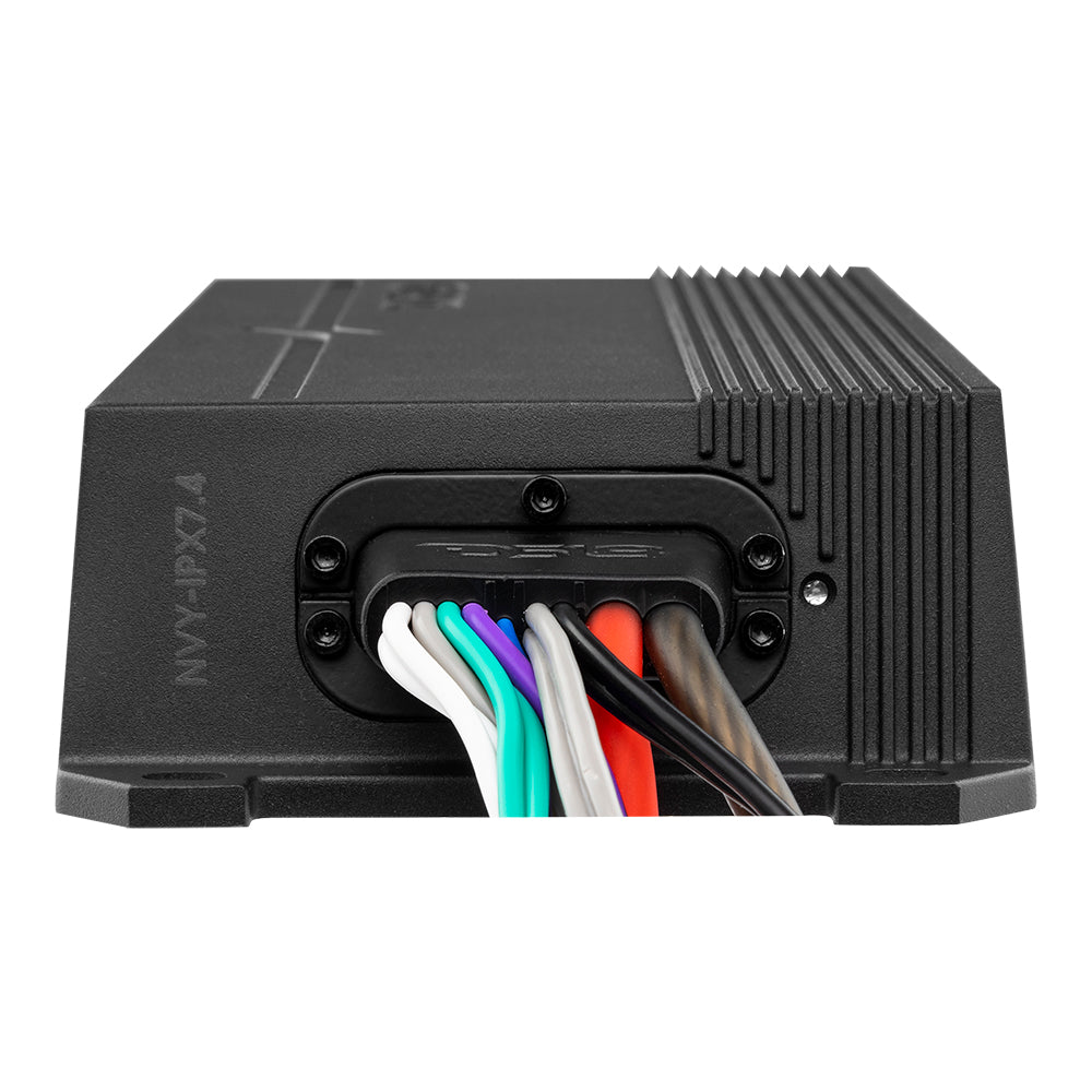 NVY 4 Channel Marine Amplifier 120W x 4 @ 4 Ohm RMS - Waterproof IP67 Submersible Audio System for Boats, ATVs, Motorcycles & Powersports | Perfect for Outdoor Adventures & Marine Audio Upgrades