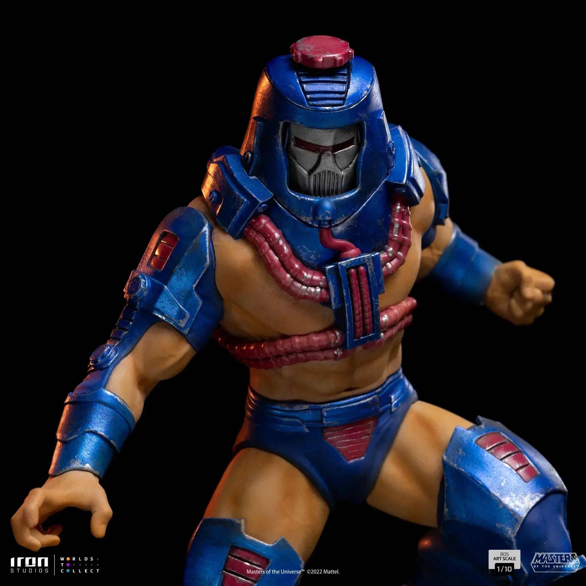 Iron Studios Masters of the Universe Man E Faces BDS Art Scale 1/10 Statue - Collectible Action Figure for Display & Home Decor