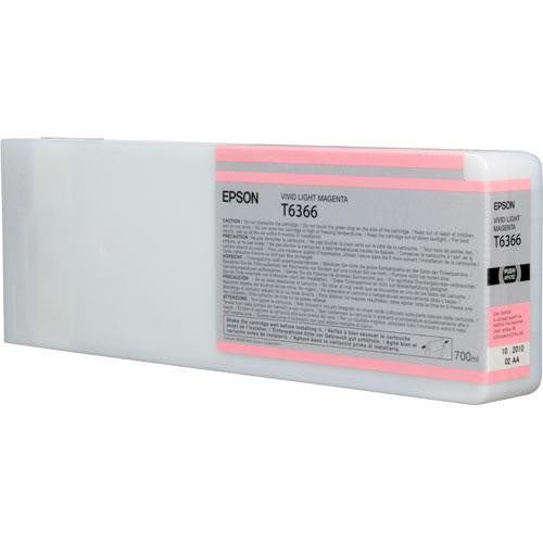 Epson T636600 700ml Ultrachrome HDR Ink Cartridge for 7890/7900/9890/9900 Printers - Vivid Light Magenta - Ideal for Professional Photo Printing & Fine Art Reproduction