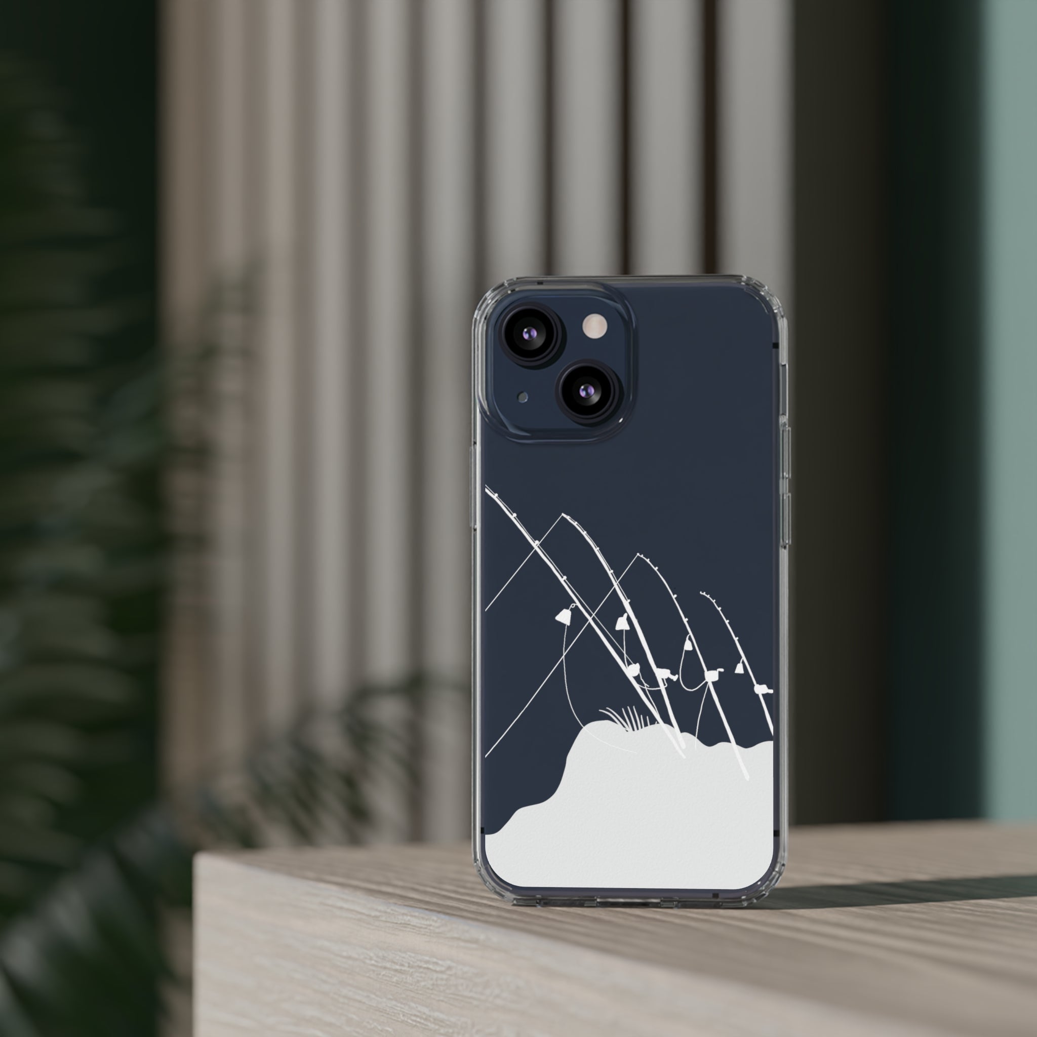 Gone Fishing Clear Phone Case - Durable Protective Cover for iPhone & Samsung - Perfect for Outdoor Activities, Fishing Trips & Daily Use