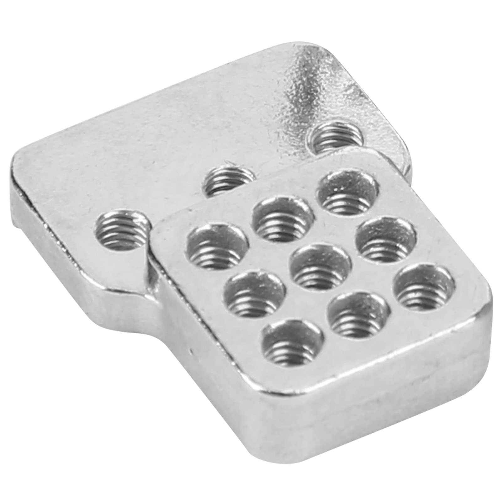 Aluminum Alloy RC Shock Absorber Mount Upgrade Part - Compatible with WPL C14/C24/MN D90 RC Toy Cars - Durable & Lightweight for Off-Road RC Crawler Racing (White)