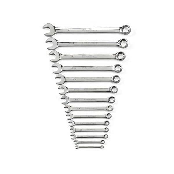 14-Piece Non-Slip SAE Wrench Set - Durable Chrome Vanadium Steel Tools for Automotive, Plumbing & DIY Repairs - Perfect for Mechanics, Handymen & Home Improvement Projects