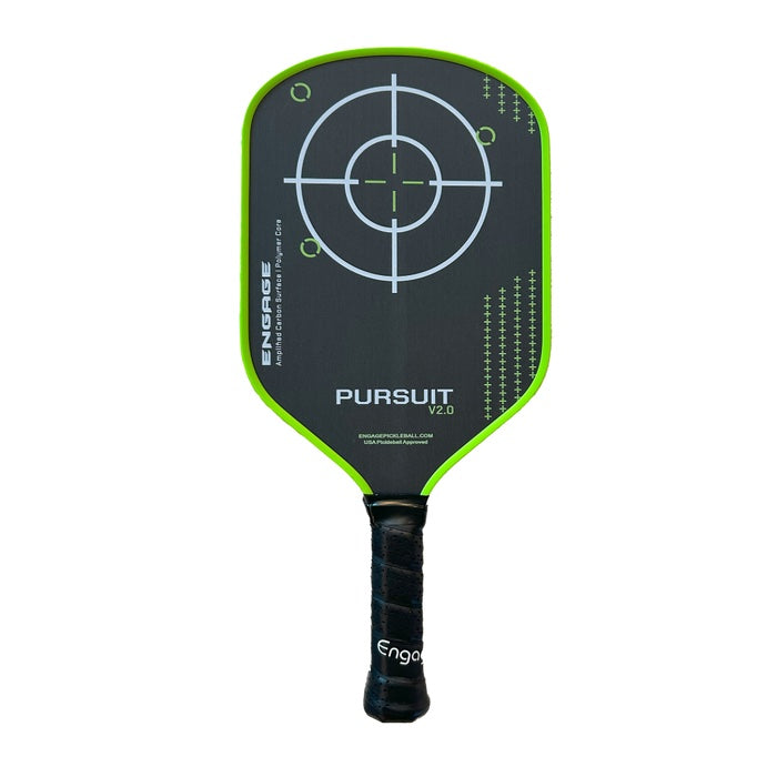 Engage Pursuit V2.0 Hybrid Pickleball Paddle - Carbon Fiber Surface for Enhanced Control & Power - Perfect for Competitive Play & Recreational Games