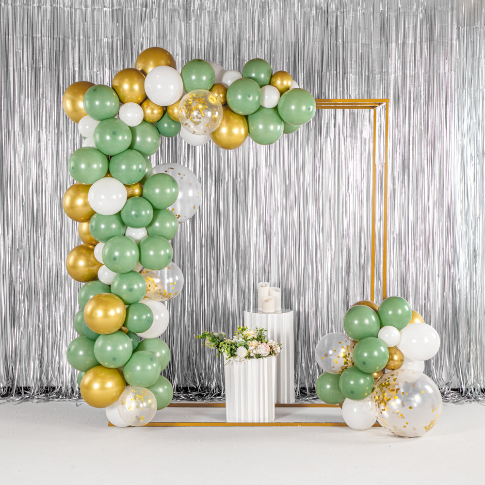 Balloonify Green, White & Gold Balloon Arch Garland Kit - 119 Pieces Party Decorations for Weddings, Birthdays & Baby Showers
