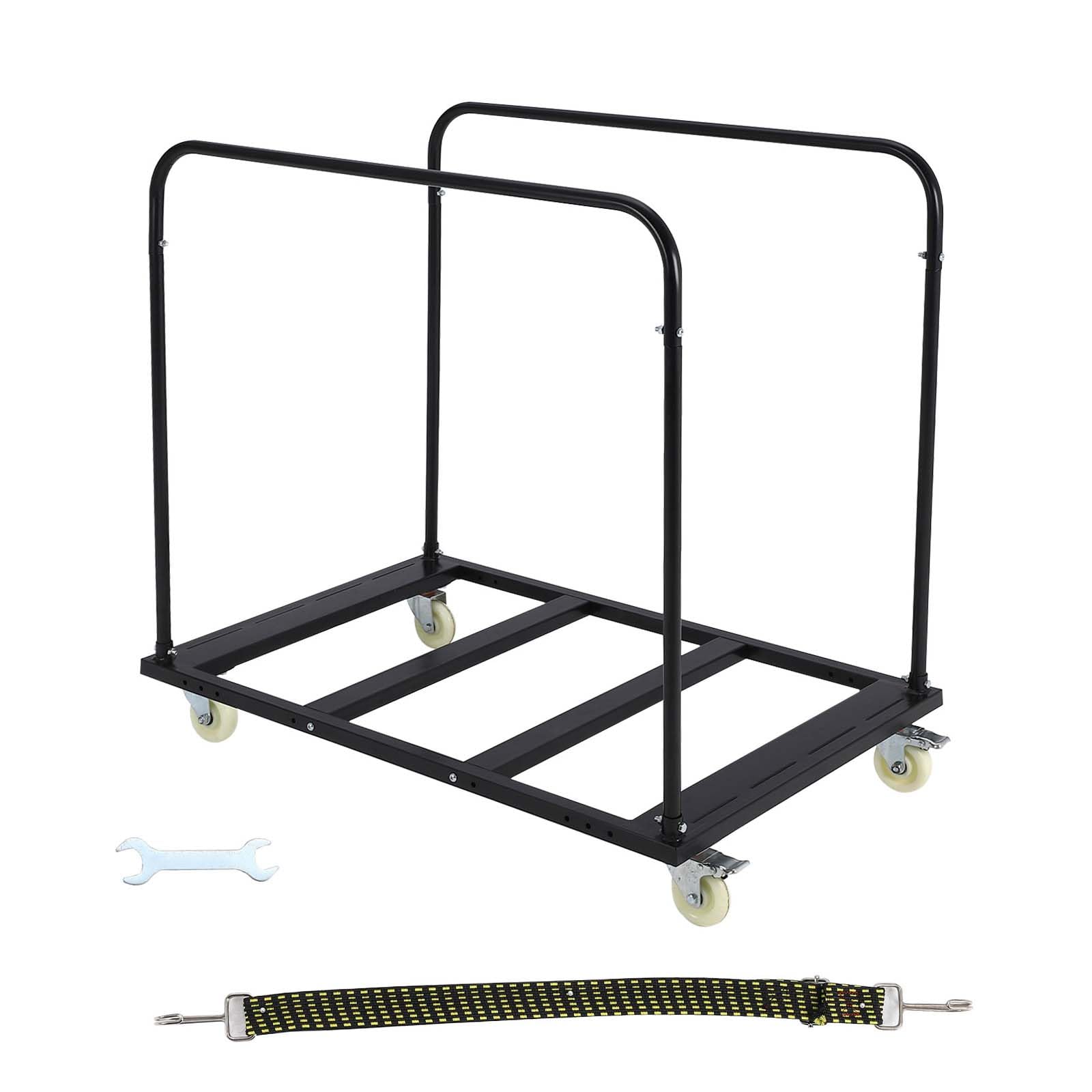 Heavy Duty Folding Table Cart with 5