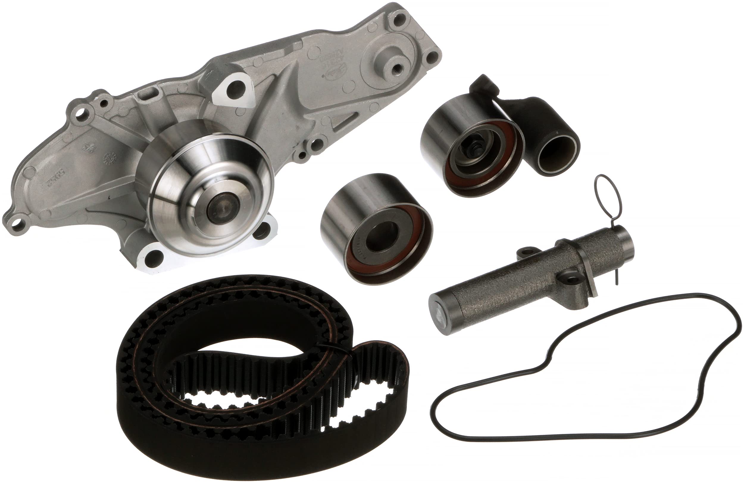 Gates TCKWP286 Engine Timing Belt Kit with Water Pump - Replacement for Ford, Chevy, Dodge - High Performance Auto Parts for Smooth Engine Operation