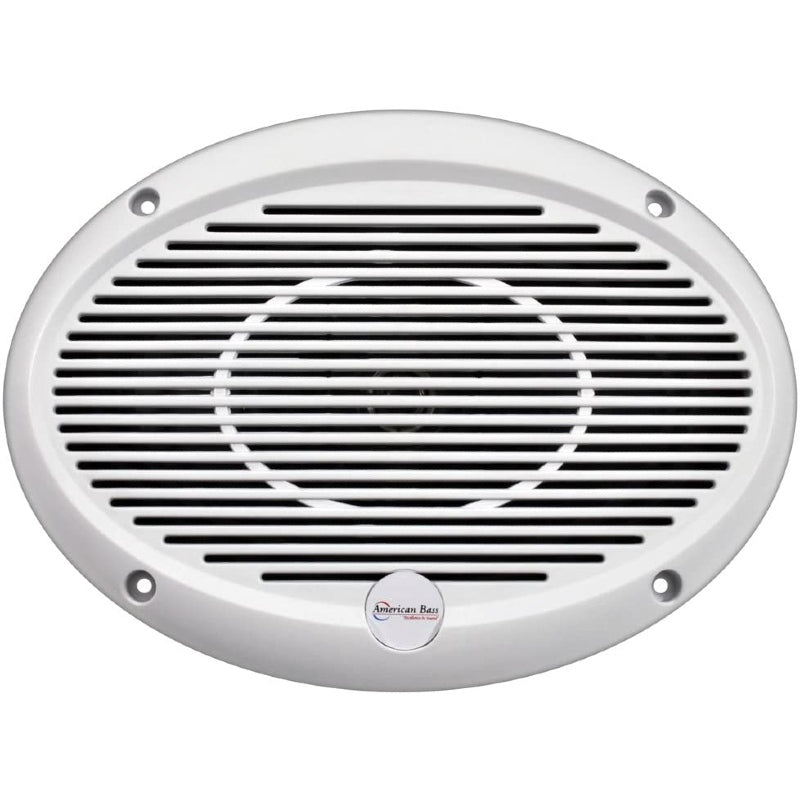 American Bass ABMRE69 300W Max 6x9 Inch 2-Way Marine Speakers - Waterproof Boat Audio for Outdoor, Marine & Off-Road Vehicles