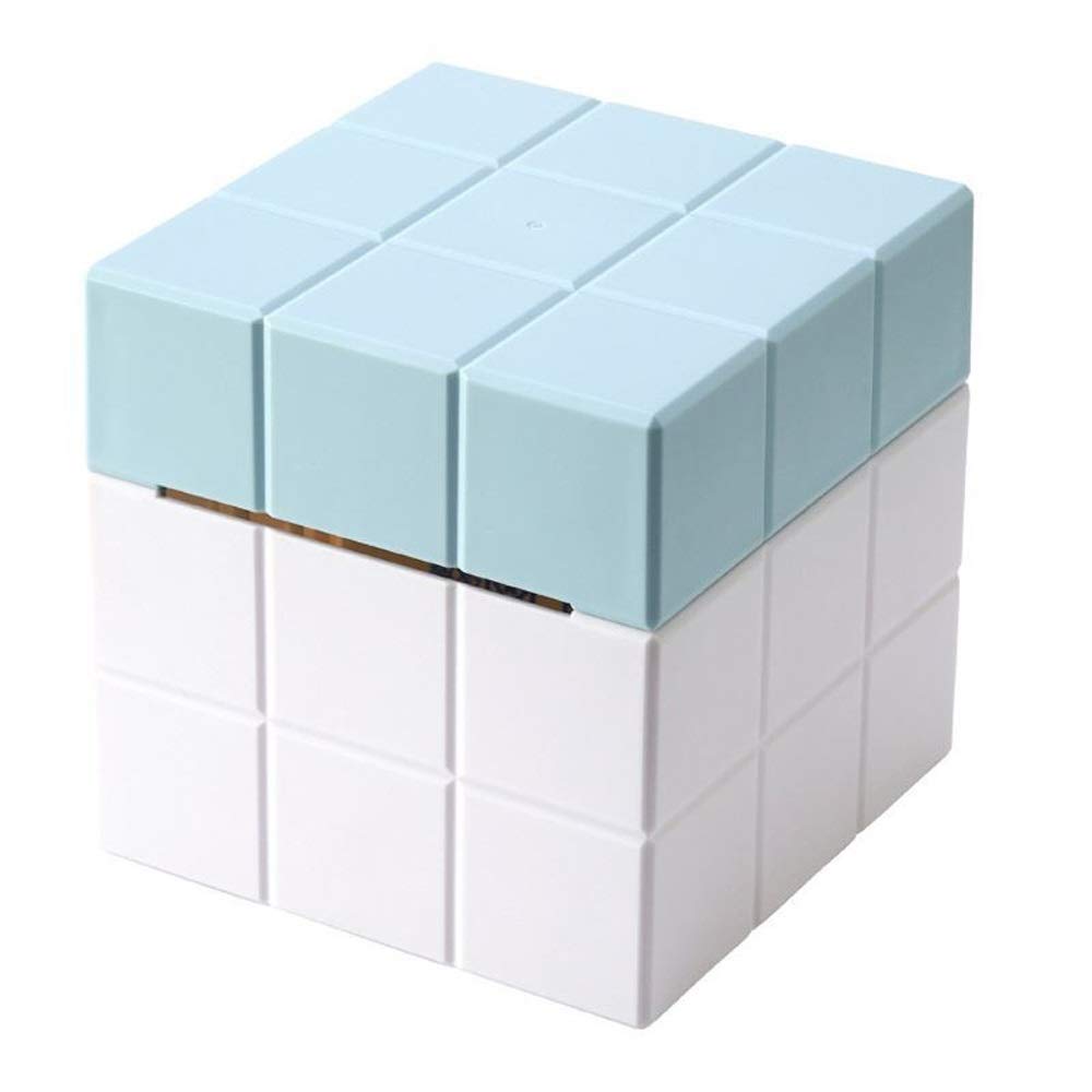 Pink & Blue Napkin Dispenser - Desktop Tissue Box Holder, Paper Napkin Storage Organizer for Kitchen, Restaurant, Office, and Home Use