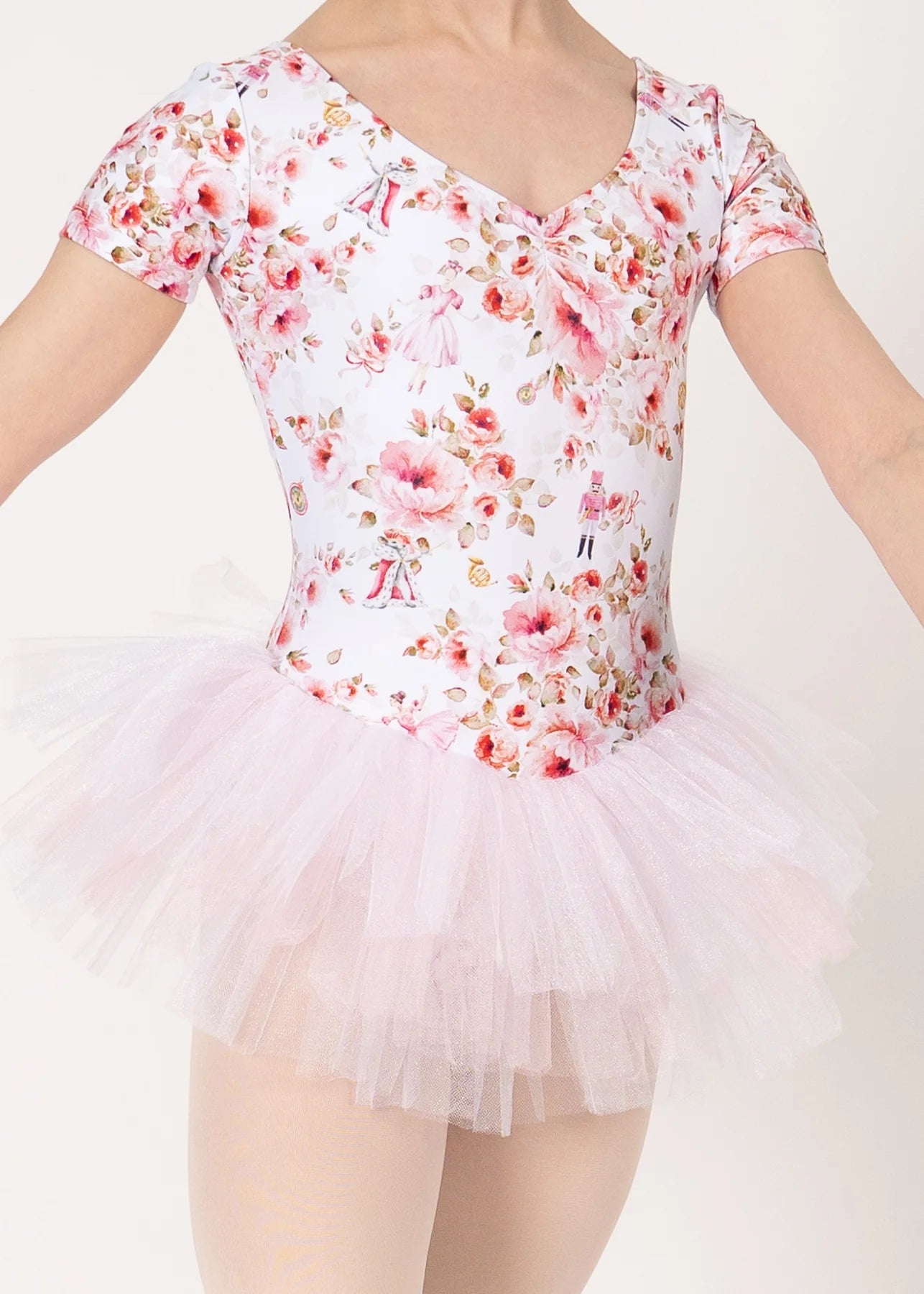 Lola Nutcracker Tutu Dress for Girls - Elegant Ballet Tutu Skirt for Dance Recitals, Christmas Performances & Holiday Parties