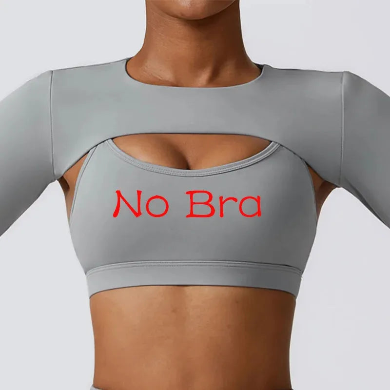 Women's Running Shirt & Yoga Tops - Long Sleeve Fitness Tight Workout Clothing for Gym, Sports & Yoga | Sexy Activewear for Women | Perfect for Cardio, Pilates & Outdoor Training