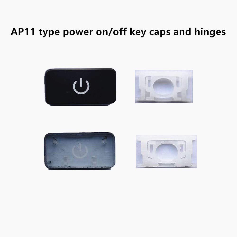 MacBook Pro A1425 A1502 A1398 & MacBook Air A1369 A1466 Replacement Power Button Keycap & Hinge Set - Compatible with AP11 Keyboard - Perfect for DIY Repair and Key Replacement at Home or Office