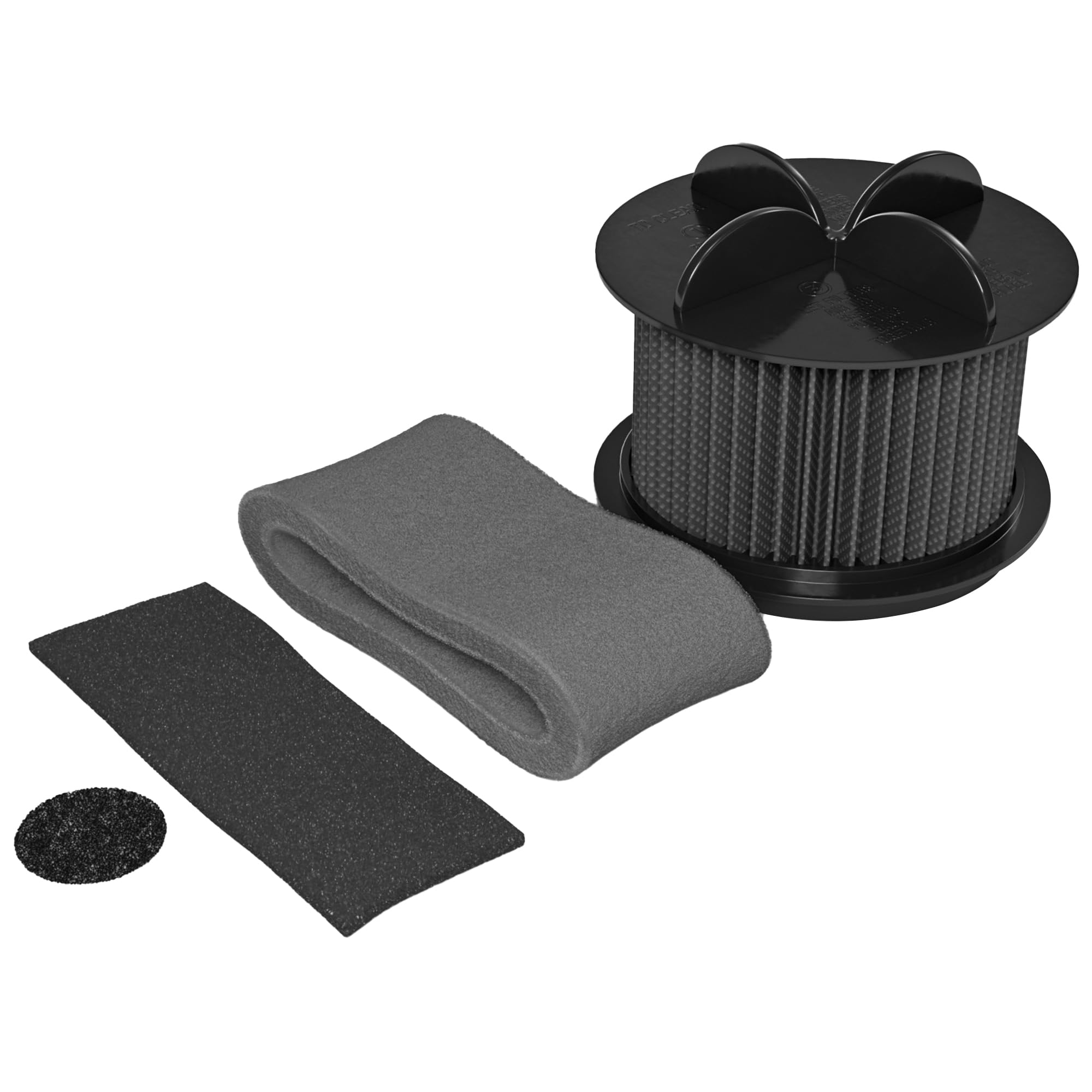 Think Crucial Round Washable Replacement Vacuum Filter - Compatible with Bissell Models 2031183, 2031085ES, 203108532065, 32064 & 32065 - Includes Vacuum Filter + Cleaning Kit - Perfect for Pet Hair, Allergies & Deep Cleaning Carpets