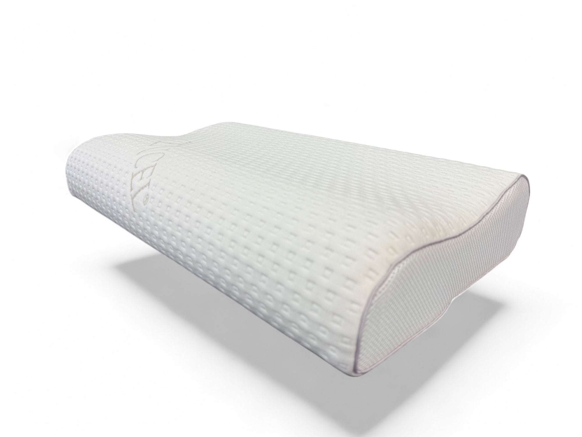 Contour Memory Foam Pillow with TENCEL Cover - Orthopedic Neck Support for Side, Back & Stomach Sleepers - Perfect for Home, Travel & Office Use