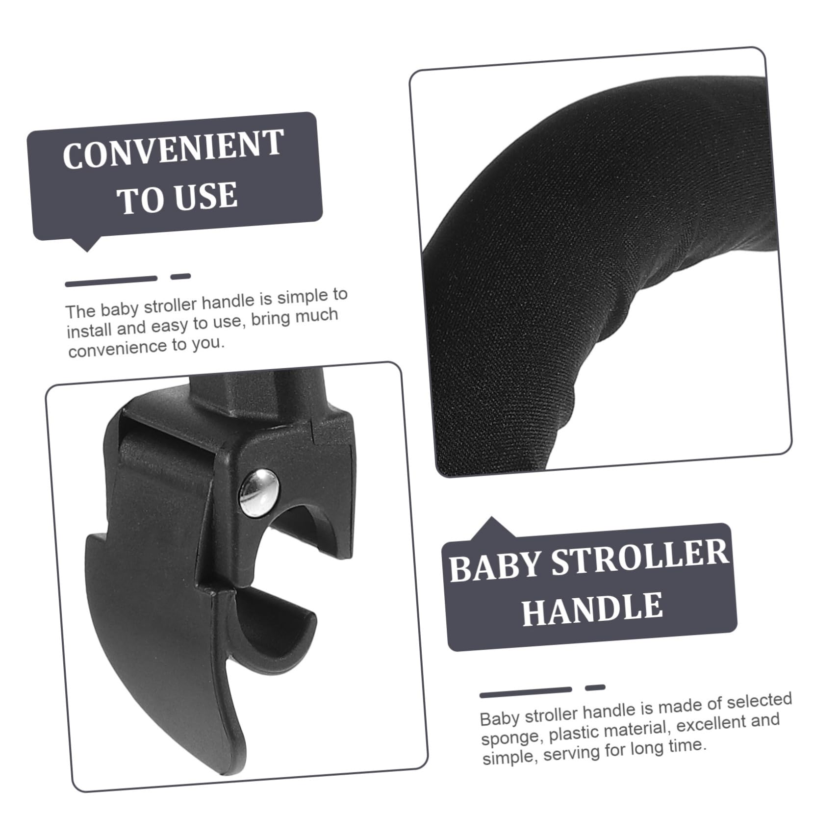 Alasum 4-Piece Stroller Accessories Set - Adjustable Stroller Handle Bumper for Toddlers | Universal Fit for Yo-Yo Strollers | Perfect for Daily Walks, Shopping & Travel with Baby
