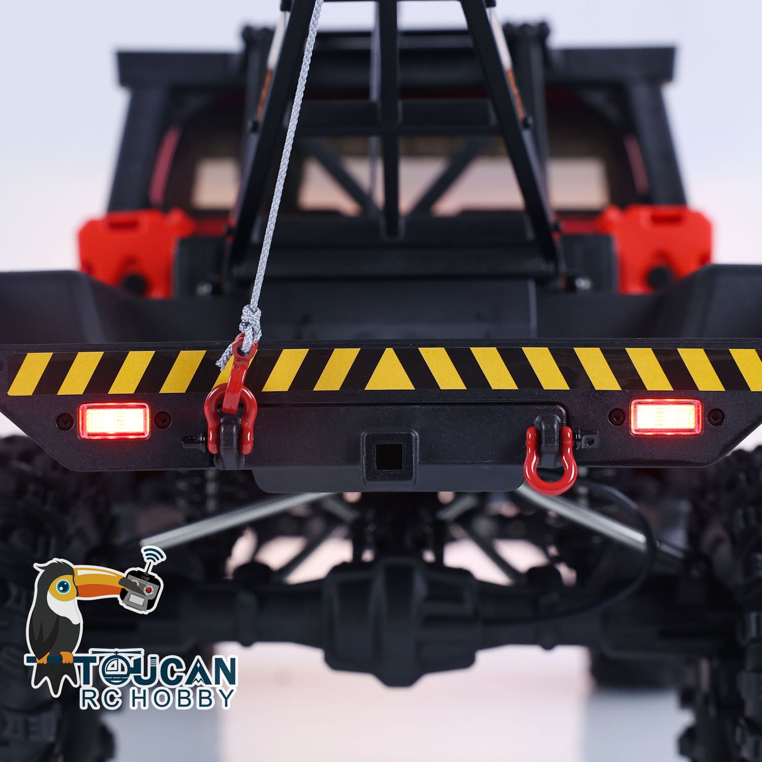 CrossRC EMO X3 1/8 Scale 4WD RC Rescue Towing Truck - 4x4 Remote Control Crawler with Brushed Motor, ESC & Differential Lock | Off-Road Adventure, Rock Crawling, Emergency Simulation