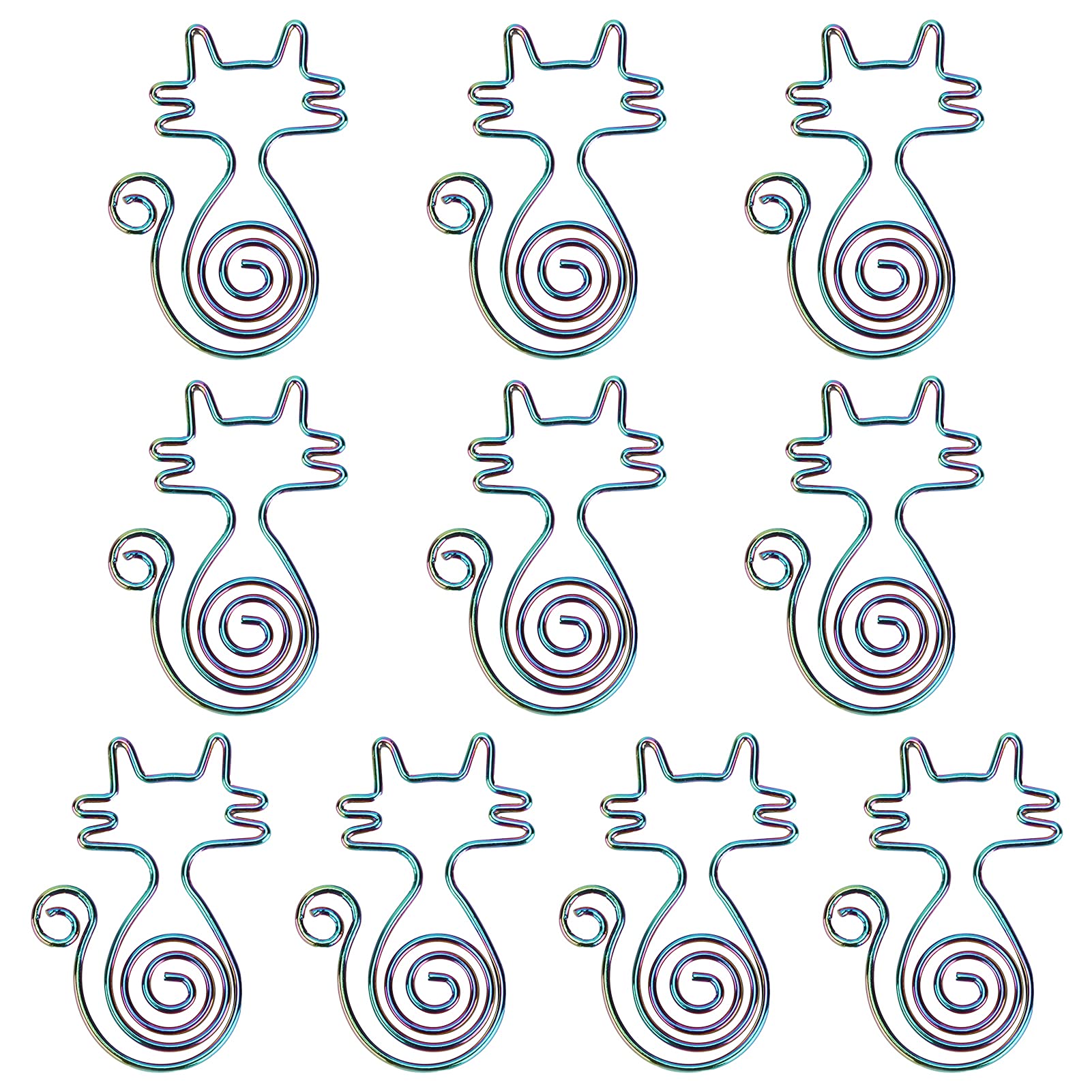 Decorative Cute Paper Clips for Office & School - 1.26 X 0.83in Colorful Stationery Clips with Storage Box for Files, Notebooks, Bookmarks - Perfect for Home, Office & Classroom Organization