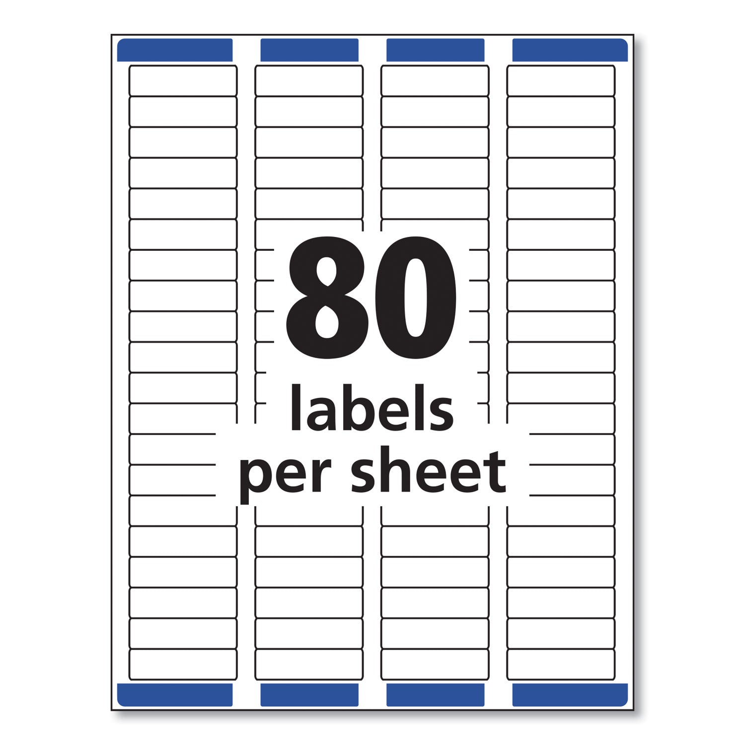 Avery® Easy Peel White Address Labels with Sure Feed Technology for Laser Printers - 0.5