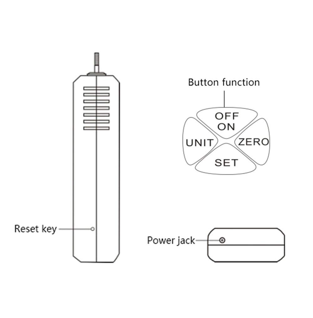 Digital Fruit Penetrometer - Hardness Tester for Measuring Fruit Firmness (0.2-15 kgf/cm² Range, 11.1mm Tip) | Perfect for Quality Control in Agriculture, Orchards & Food Labs