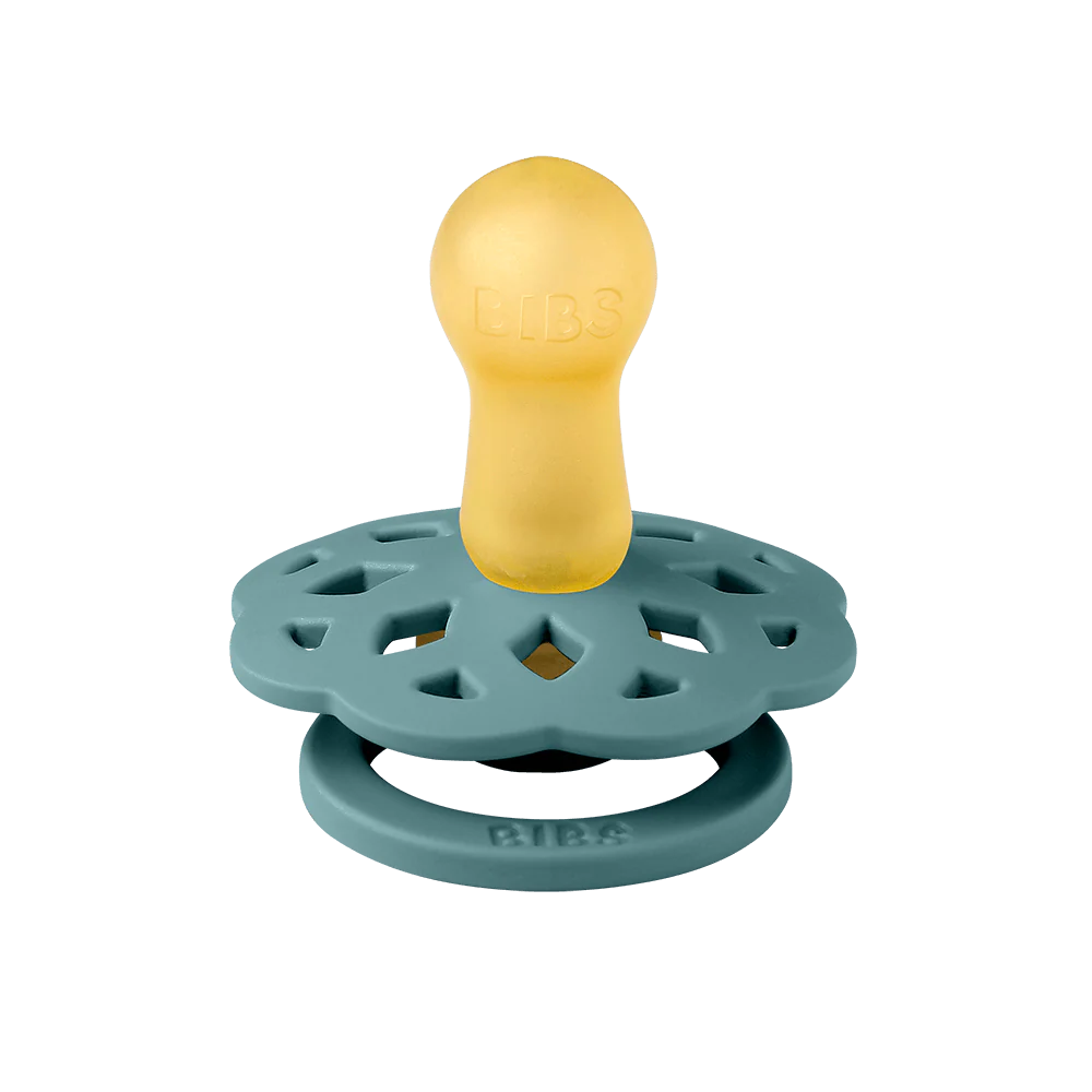 Boheme Color Pacifier for Babies - Soft & Safe Baby Blue & Island Sea Shades - Perfect for Soothing, Teething & Sleep Time