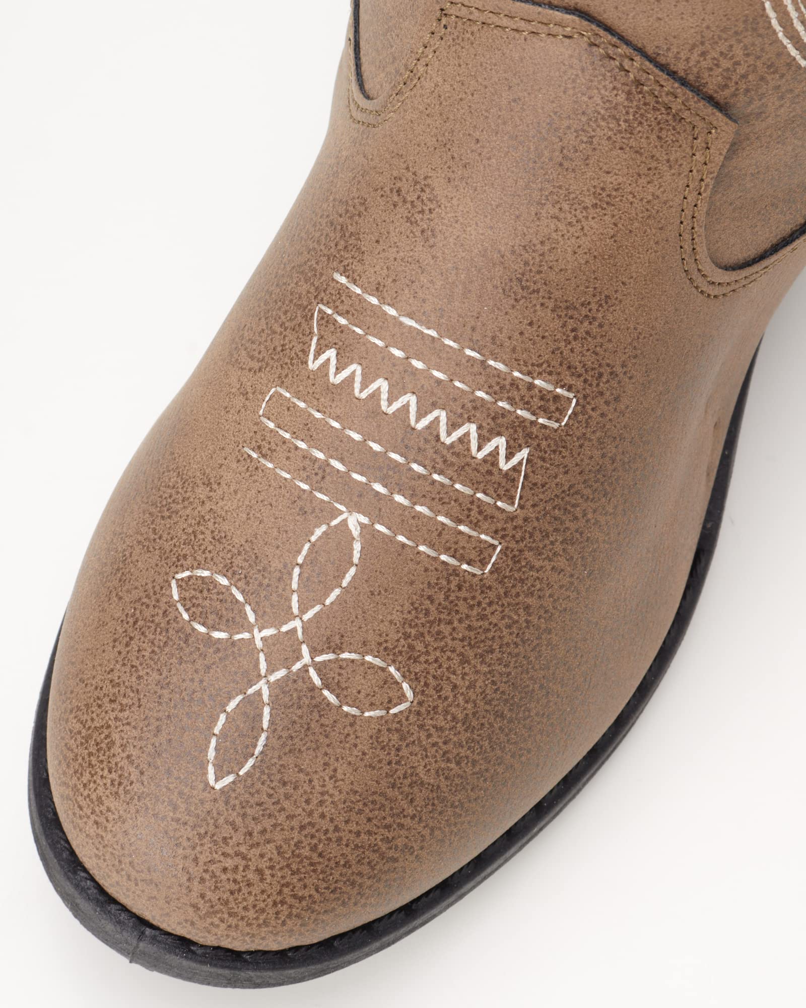 Girls' Western Cowboy Boots for Toddlers - Comfortable & Stylish Leather Booties for Kids - Perfect for Rodeo, Halloween Costume & Country Dance Parties