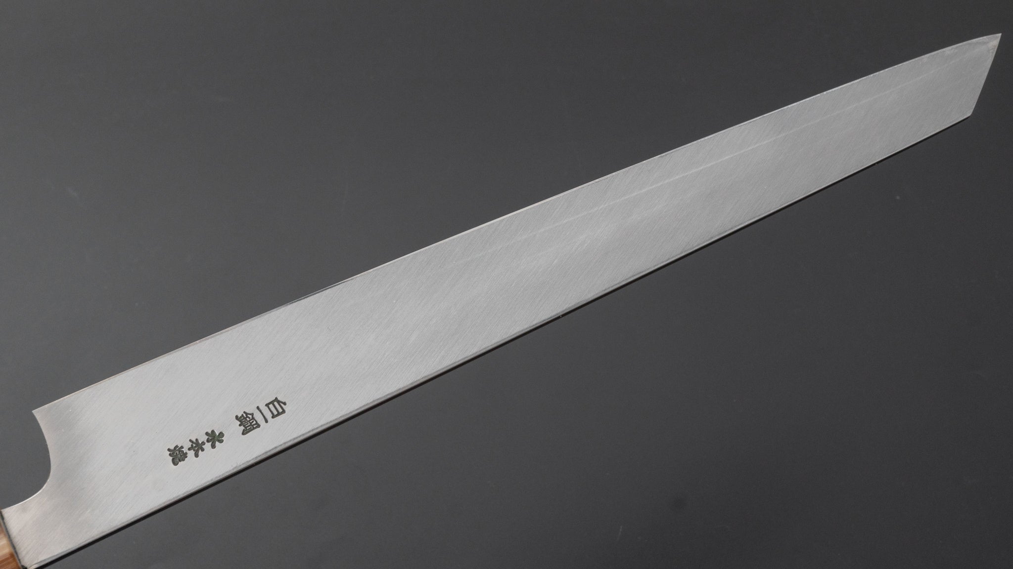 Hitohira Togashi White #1 Notaremon Mizu Honyaki Kiritsuke Yanagiba 300mm Japanese Chef Knife with Taihei Ebony Handle & Saya - Perfect for Sushi, Sashimi & Precision Cutting