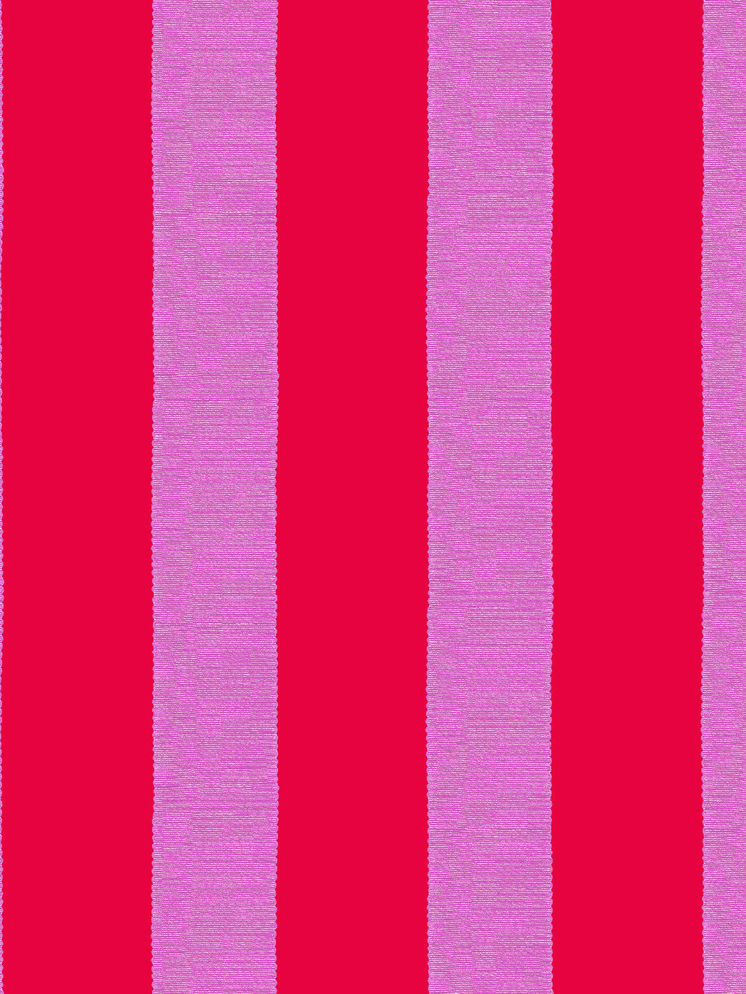 Sarah Jessica Parker Grosgrain Stripe Wallpaper - Geranium Lilac Floral Pattern | Perfect for Bedroom, Living Room & Home Decor