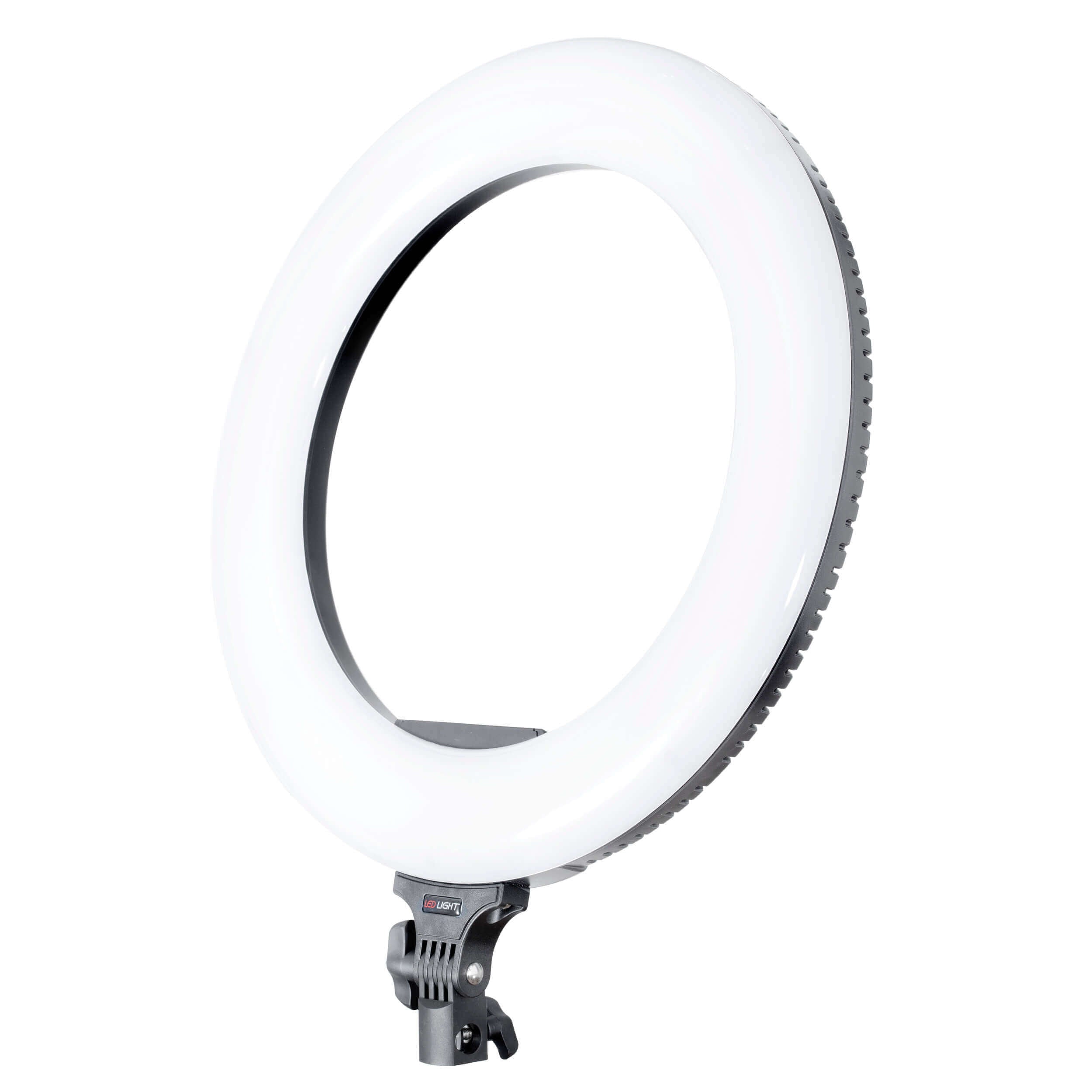 RICO240B MKII Professional Large LED Ring Light Stand with Phone Holder Kit - Perfect for YouTube, TikTok, Live Streaming & Photography