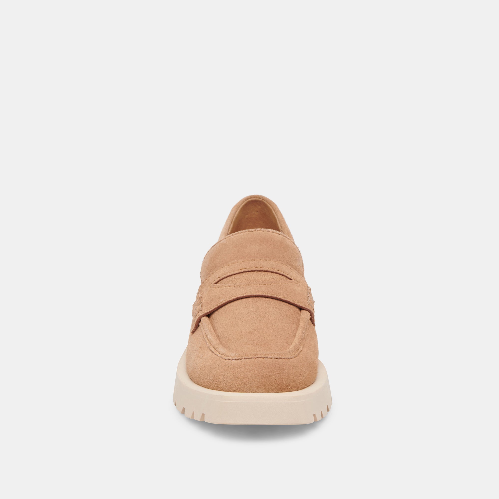 ELIAS FLATS TOFFEE SUEDE Women's Comfortable Loafers - Casual Slip-On Shoes for Work, Travel & Everyday Wear | re:vita Collection