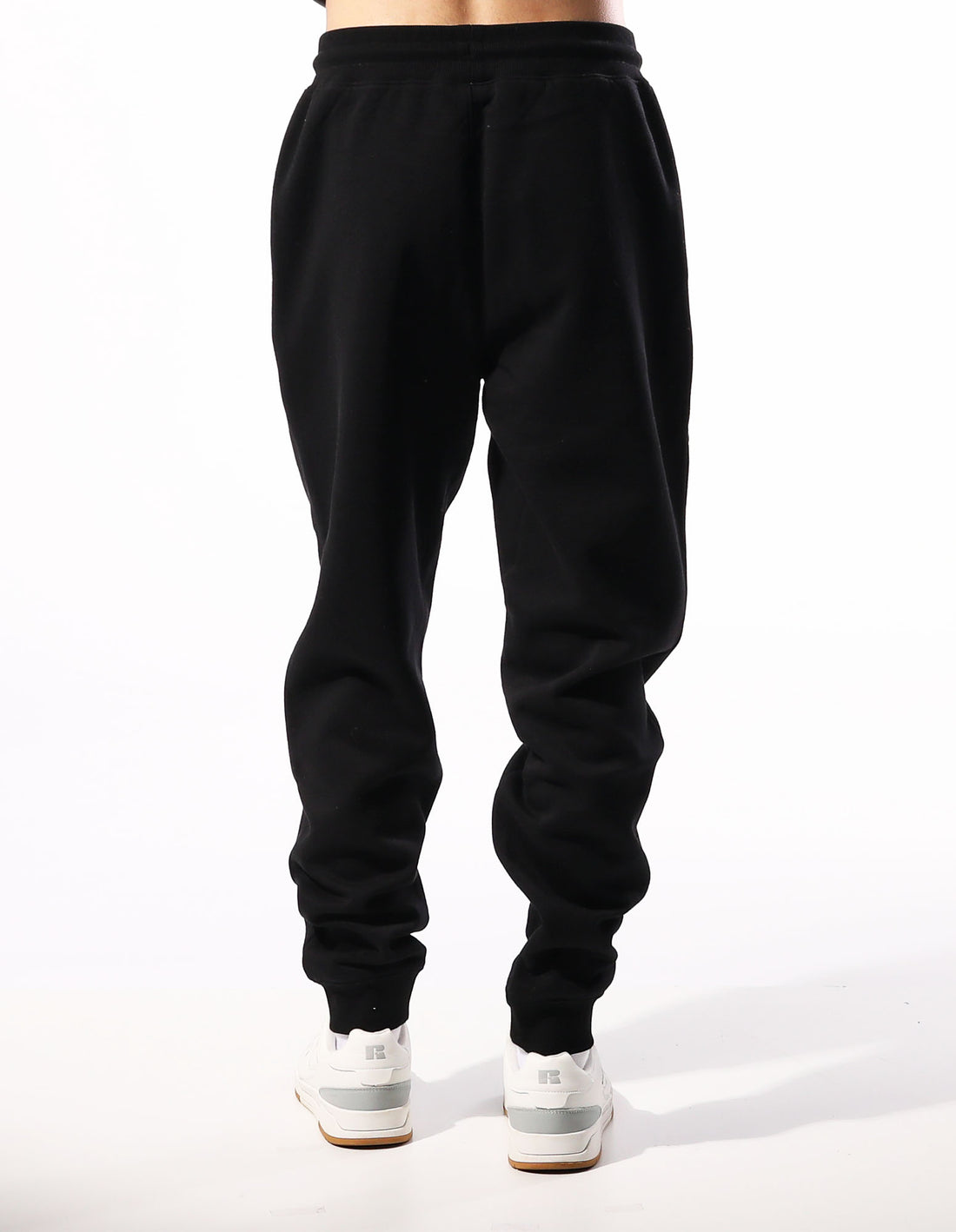 Russell Men's Brooklyn Black Track Pants - Comfortable Athletic Joggers for Running, Gym & Casual Wear