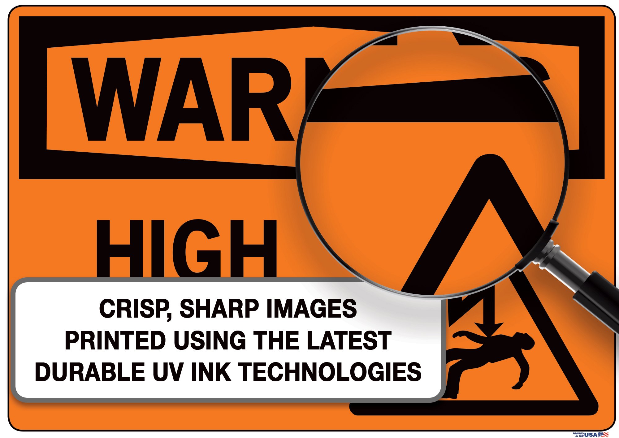 Vestil SI-W-11-B-AC-130-S Authorized Personnel Only Bilingual Warning Sign - Aluminum Composite Safety Sign 12.5
