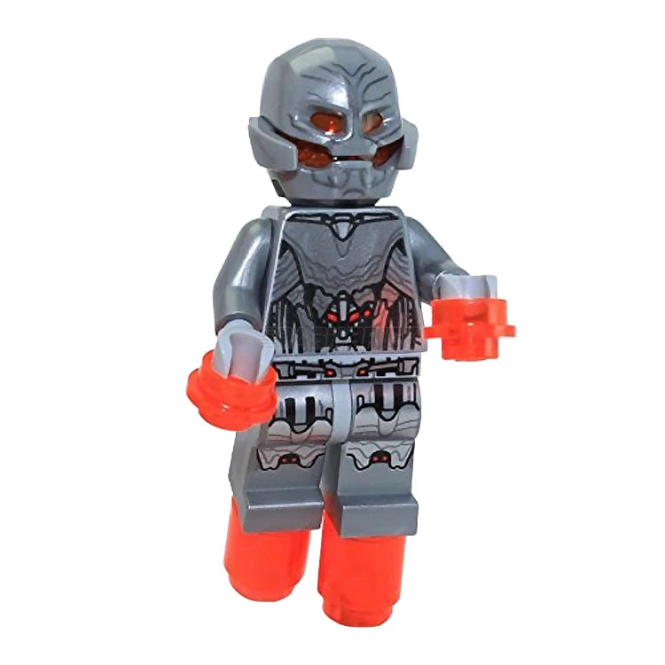 LEGO Marvel Avengers Age of Ultron Ultimate Ultron Minifigure - Collectible Superhero Building Toy for Kids & Adults | Perfect for Display, Play & Marvel Fans Collections
