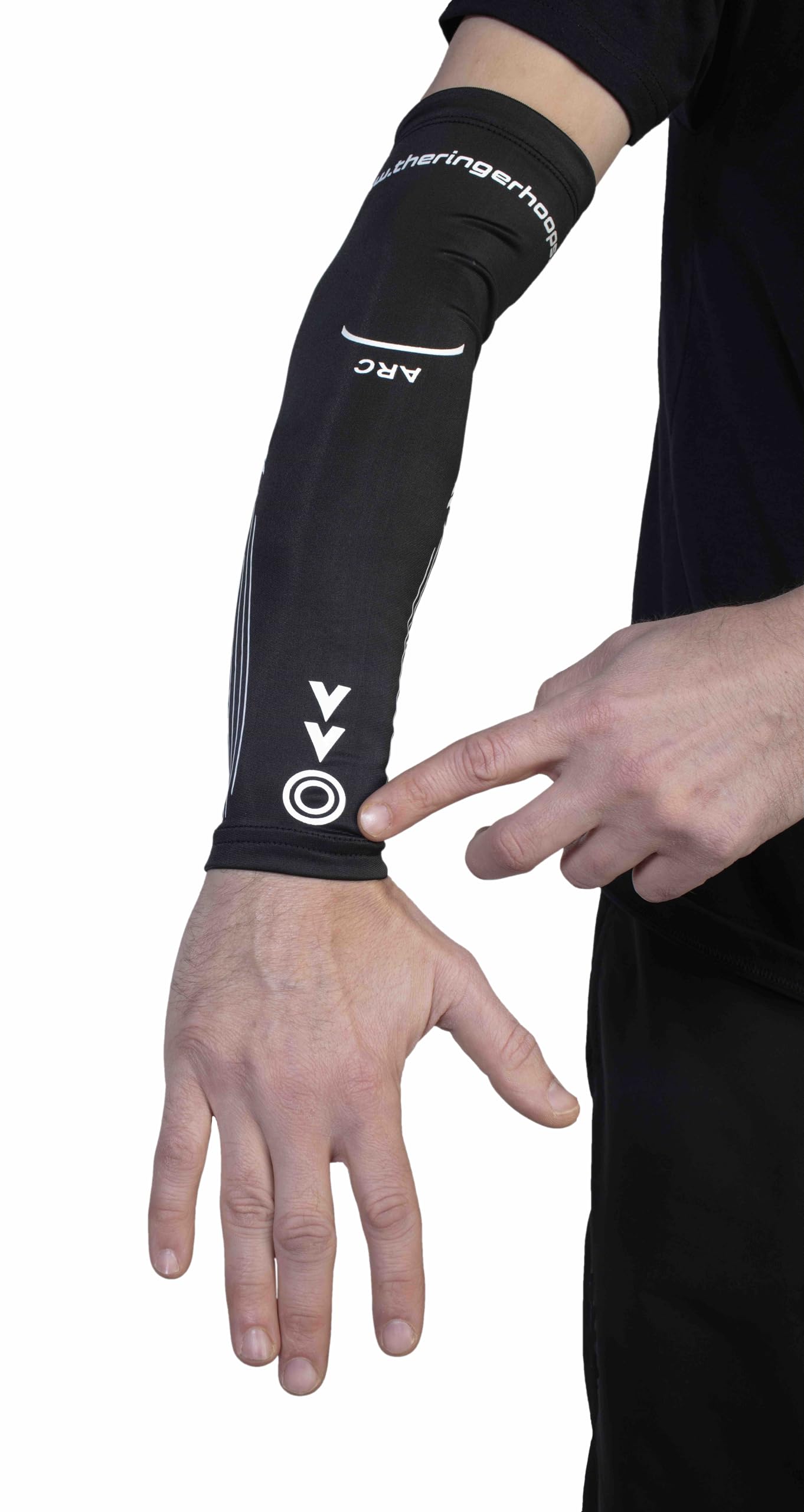 Spot-On Basketball Training Sleeve - Bilateral Arm Support for Improved Shot Alignment & Strength - Perfect for Shooting Practice & Game Performance