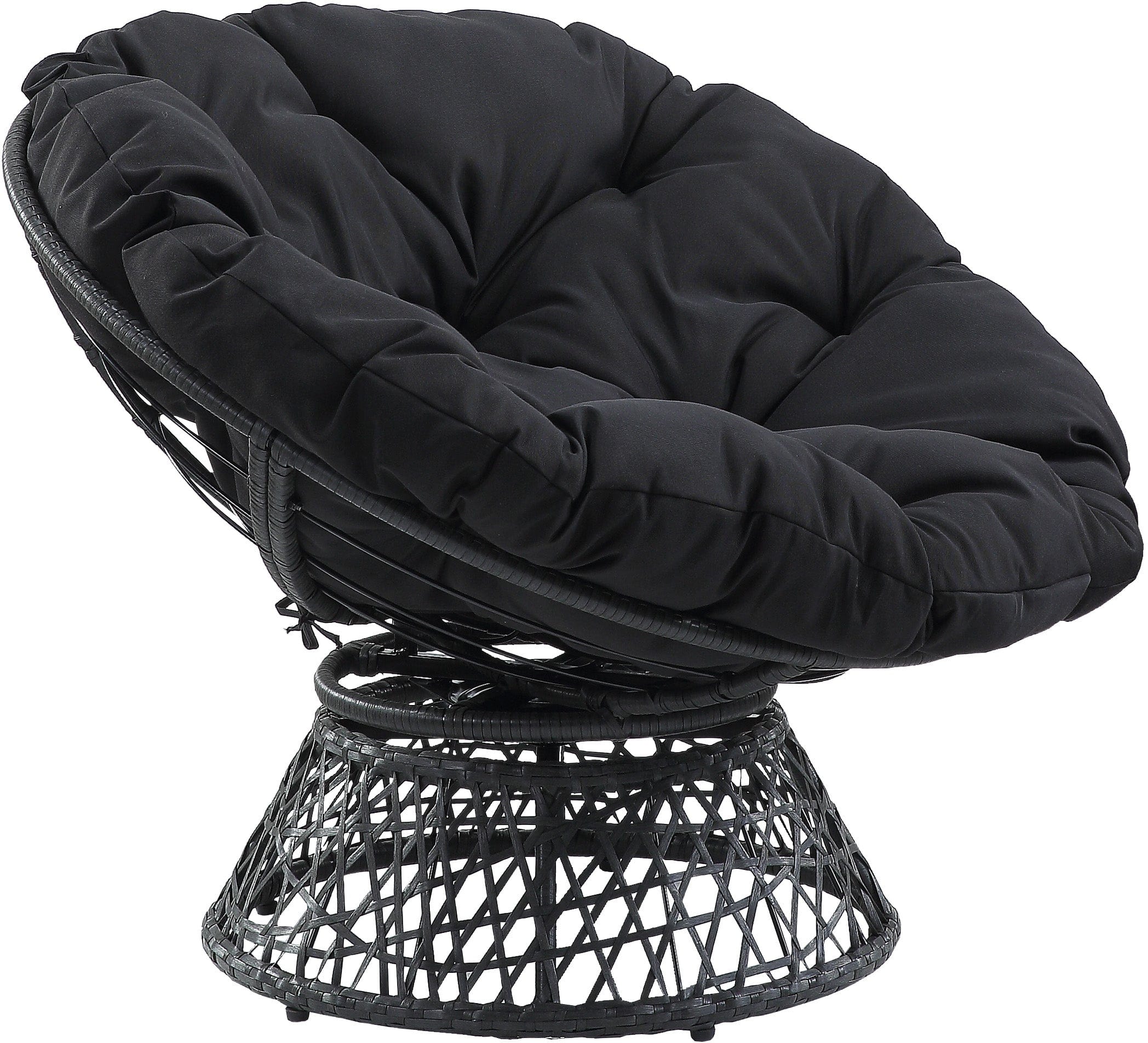 Office Star Papasan Chair in Fun Colors [BF25292] - Comfortable Swivel Lounge Chair for Living Room, Bedroom, or Office - Perfect for Relaxing, Reading & Lounging