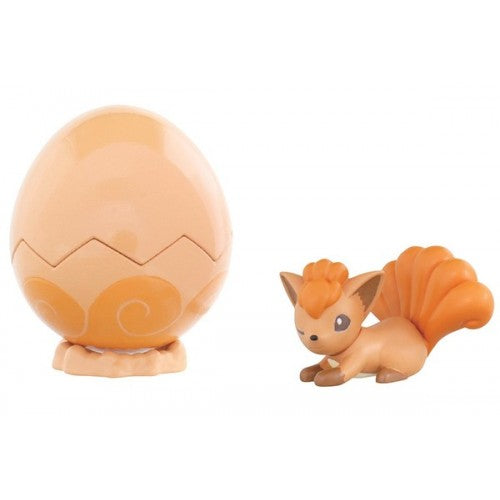 Pokemon Egg Pot Collection - 1.5 Inch Mini Figure by Takara Tomy | Cute Pokemon Collectible Toy for Kids, Gift for Pokemon Fans, Display for Home & Office Decor