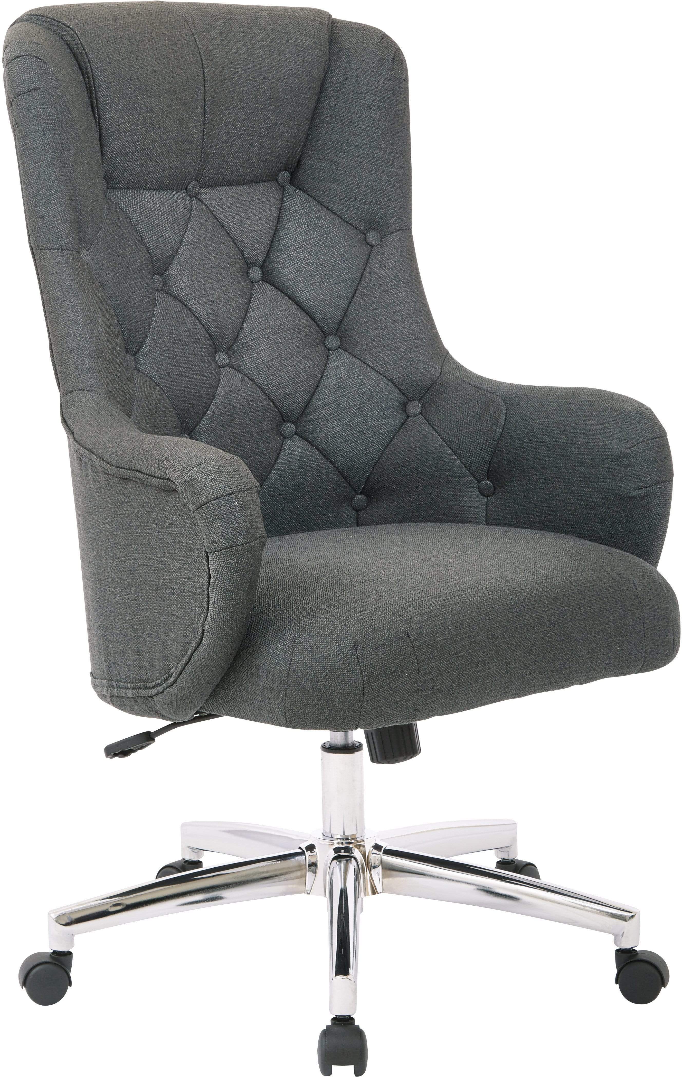 Office Star Ave Six Ariel Desk Chair [SB522SA] - Ergonomic Mesh Back Office Chair for Home & Work, Adjustable Height & Swivel, Comfortable Computer Chair for Long Hours - Perfect for Home Office, Gaming & Study