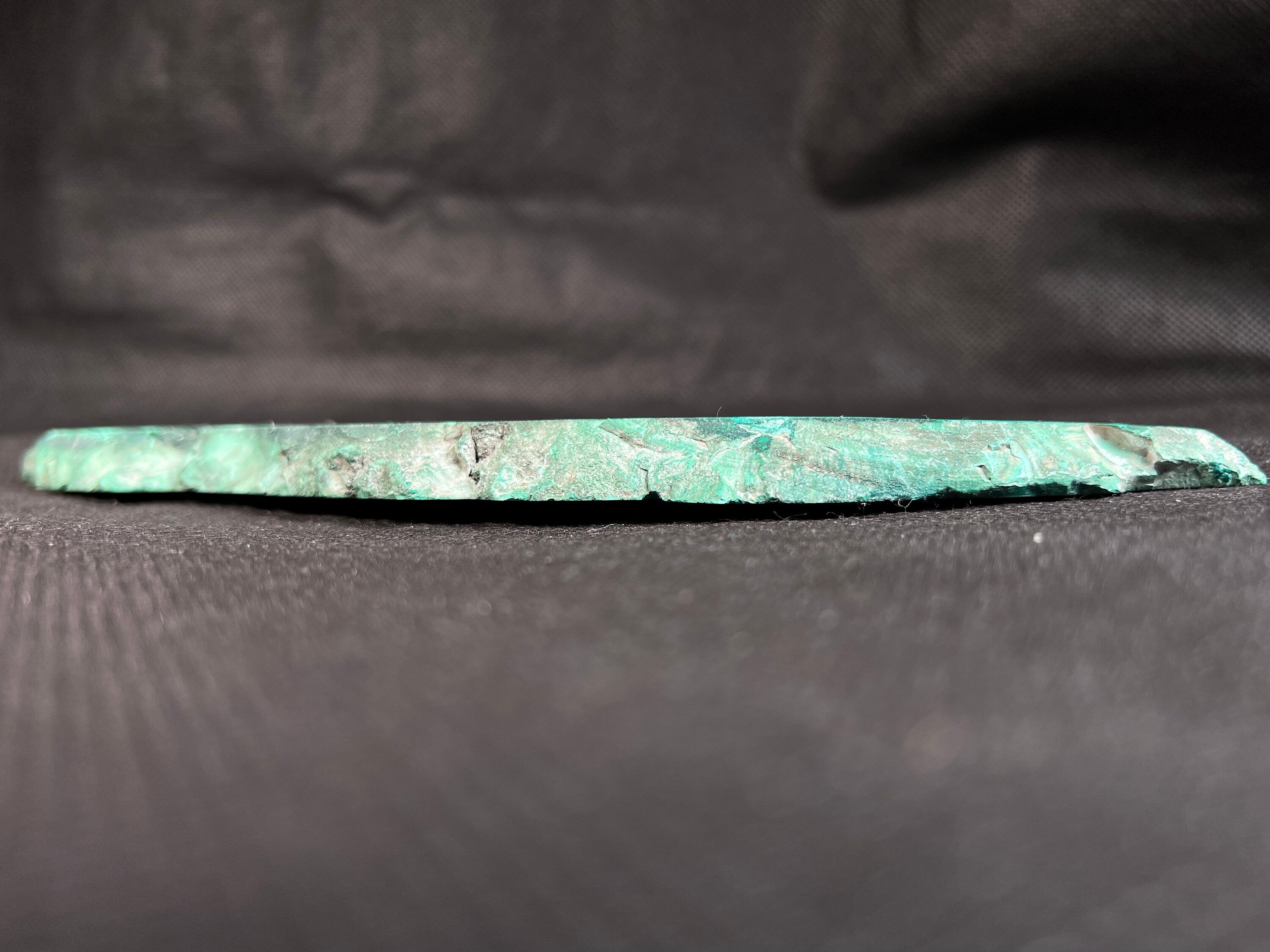 Premium Green Malachite Crystal Slab - Natural Stone for Jewelry Making, Healing Crystals, Unique Gifts & Home Decor (50414) | Perfect for Meditation Spaces, Crystal Collections & Spiritual Healing