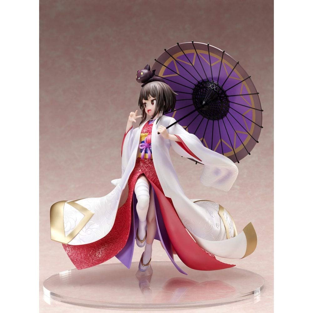 KonoSuba: Megumin (Shiromuku Version) 1:7 Scale Anime PVC Figure - Perfect for Anime Collections & Display