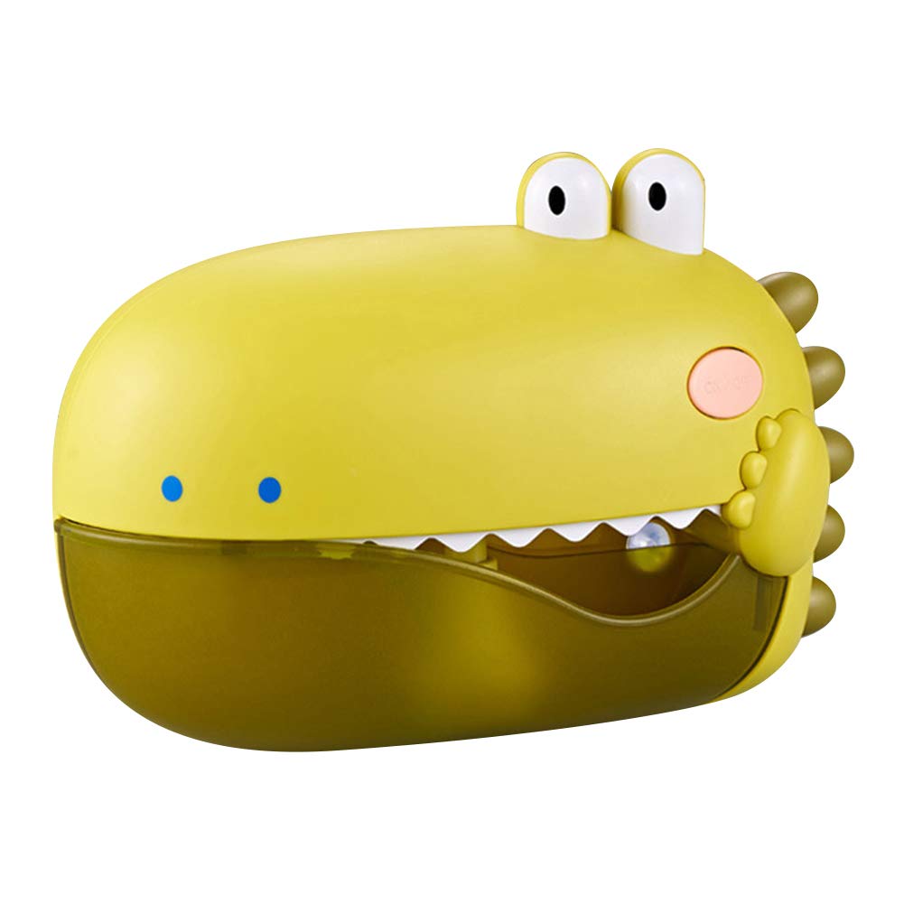 **Automatic Dinosaur Bubble Machine for Kids - Cartoon Bubble Maker with Batteries, Fun Outdoor & Bath Toy for Boys & Girls - Perfect for Summer Play, Birthday Parties & Baby Bath Time**