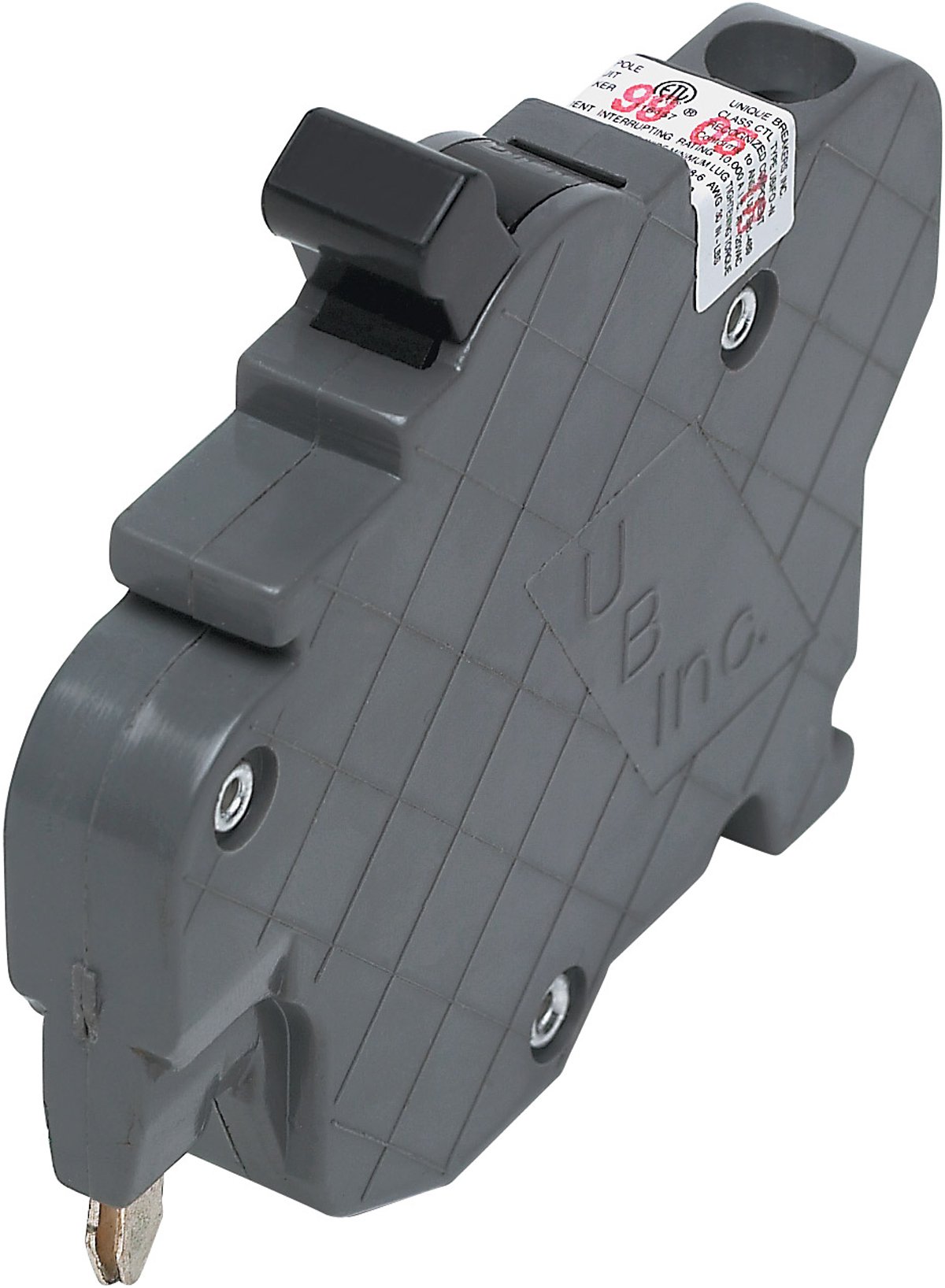 Federal Pacific Electric Stab-Lok NC120 Replacement Circuit Breaker 20 Amp - Compatible with Connecticut Electric UBIF020N, Newly Manufactured, Gray - Ideal for Home Electrical Panel Upgrades & Safety Repairs