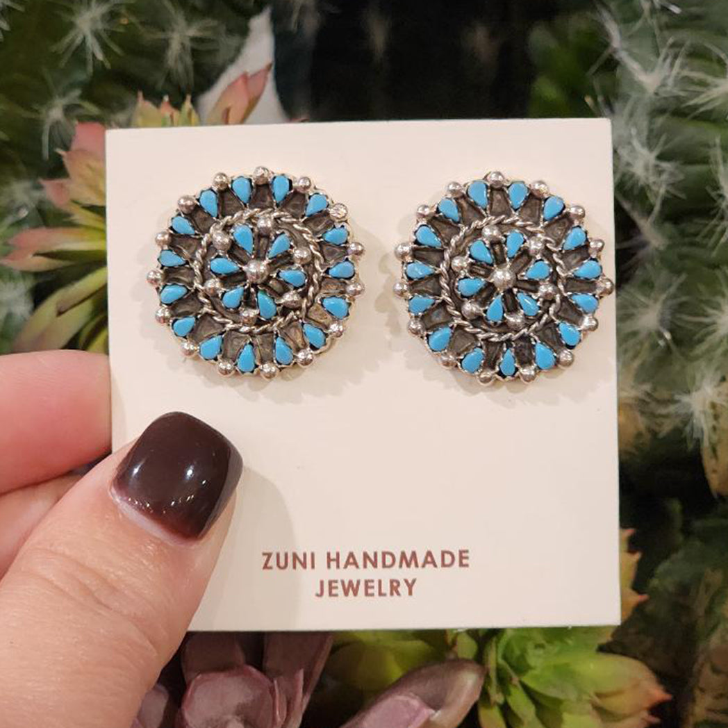 Kitty Zuni Cluster Stud Earrings - Trendy Boho Animal Jewelry for Women | Perfect for Casual Wear, Parties & Gifts