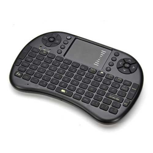 Backlit Mini Wireless Keyboard with Touchpad for PC, Android TV, HTPC - Compact & Ergonomic Design for Home Entertainment & Office Use