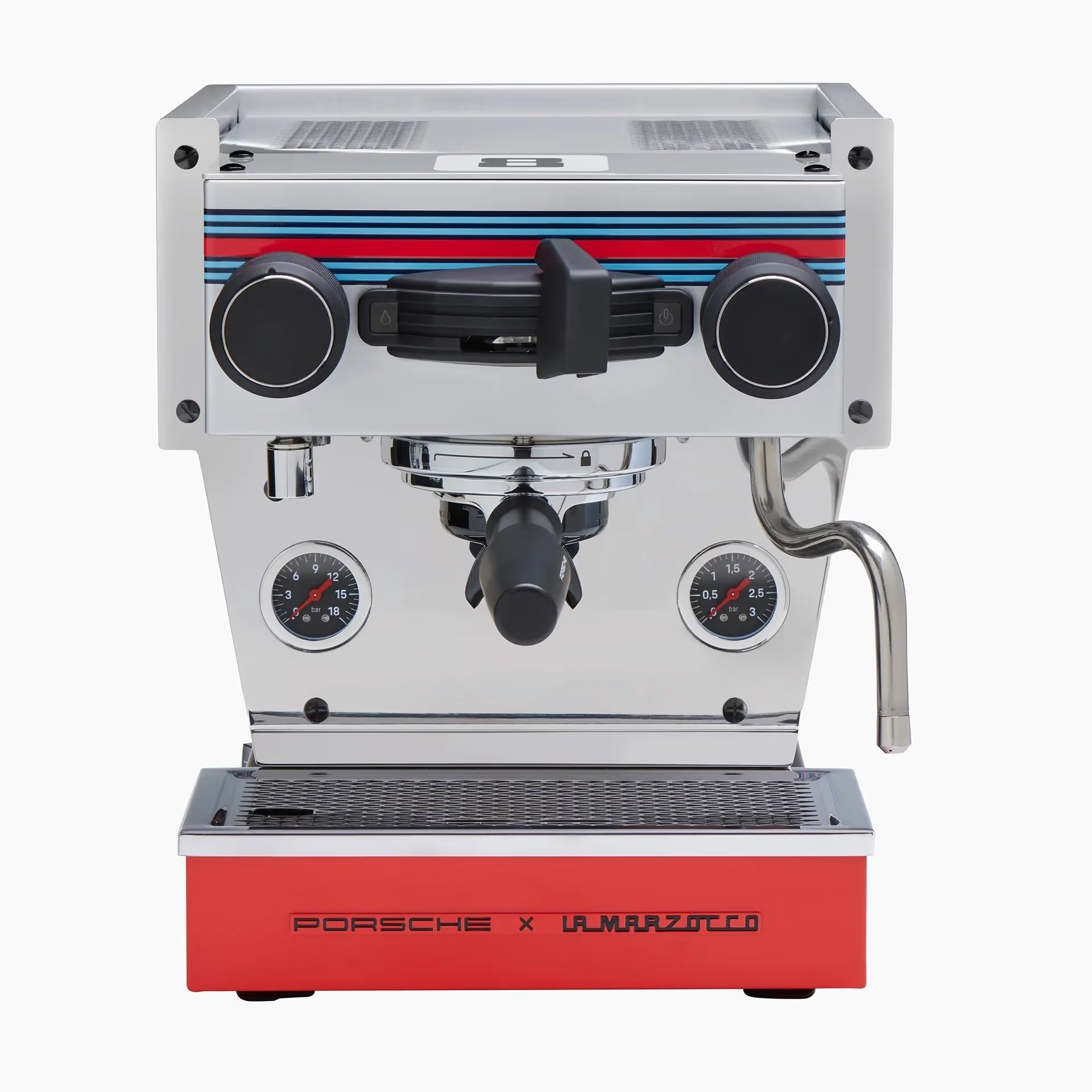 Porsche x La Marzocco Linea Micra Espresso Machine - Limited Edition Martini Racing Design | Premium Home & Commercial Coffee Maker for Coffee Shops, Offices & Luxury Kitchens