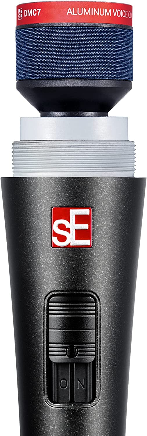 Briskdrop sE Electronics V7 Supercardioid Dynamic Handheld Microphone - Professional XLR Mic with 2 XLR Cables & 10 Cable Ties - Perfect for Podcasting, Live Streaming & Studio Recording
