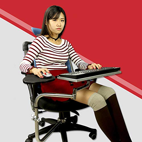 Ergonomic Computer Keyboard Stand & Laptop Mouse Mount for Workstation - Adjustable Gaming Desk Organizer with 1.96