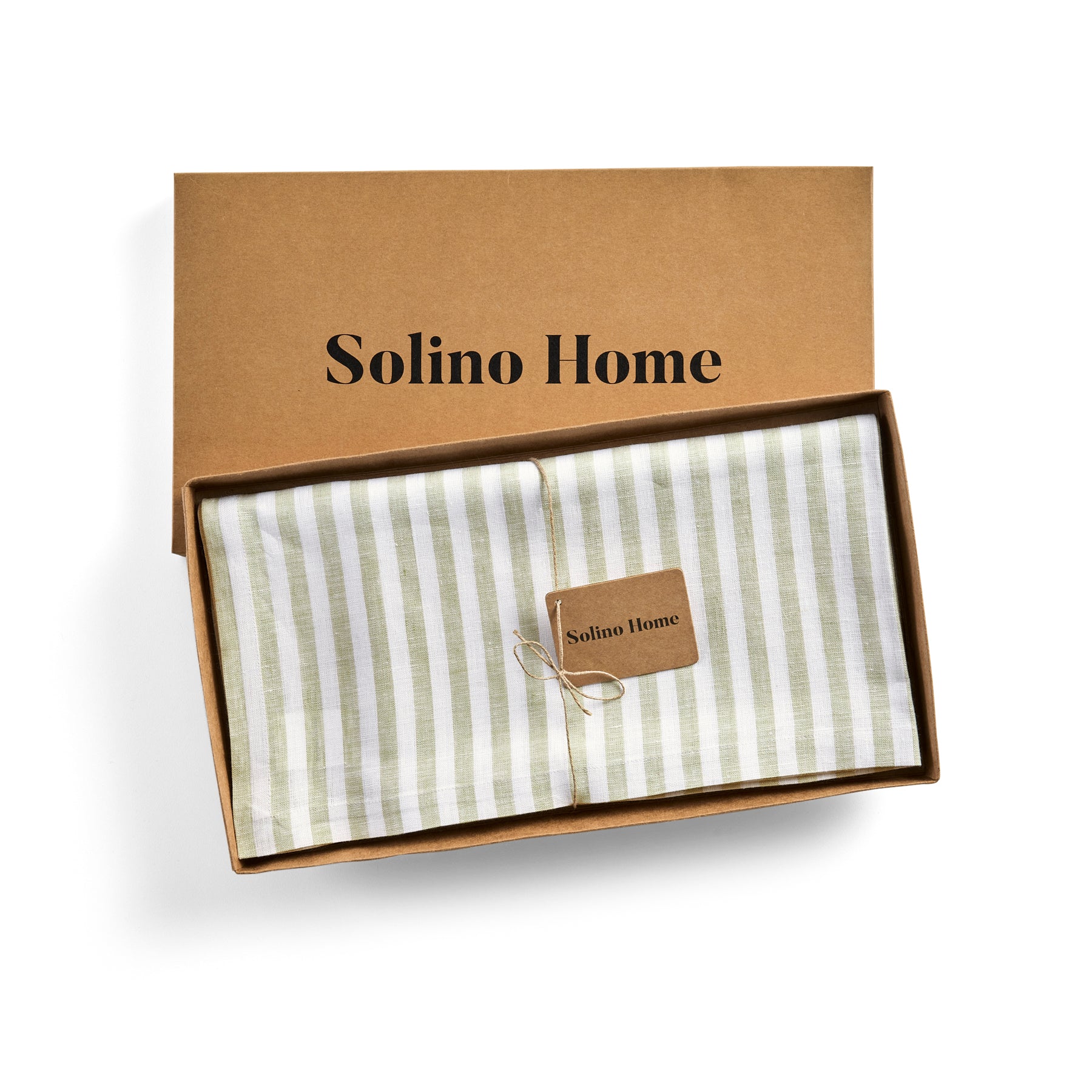 Amalfi Stripe Table Throw - Elegant Cotton Table Runner for Dining Room, Kitchen & Holiday Decor - Perfect for Weddings, Parties & Home Styling