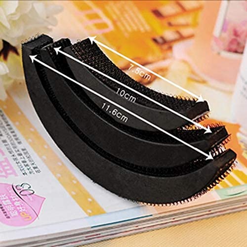 MultiCart 3-Piece Hair Styling Bun Maker Set - Banana Puff Makers for Perfect Updos & Messy Buns - Great for Weddings, Prom, Parties & Everyday Hairstyles