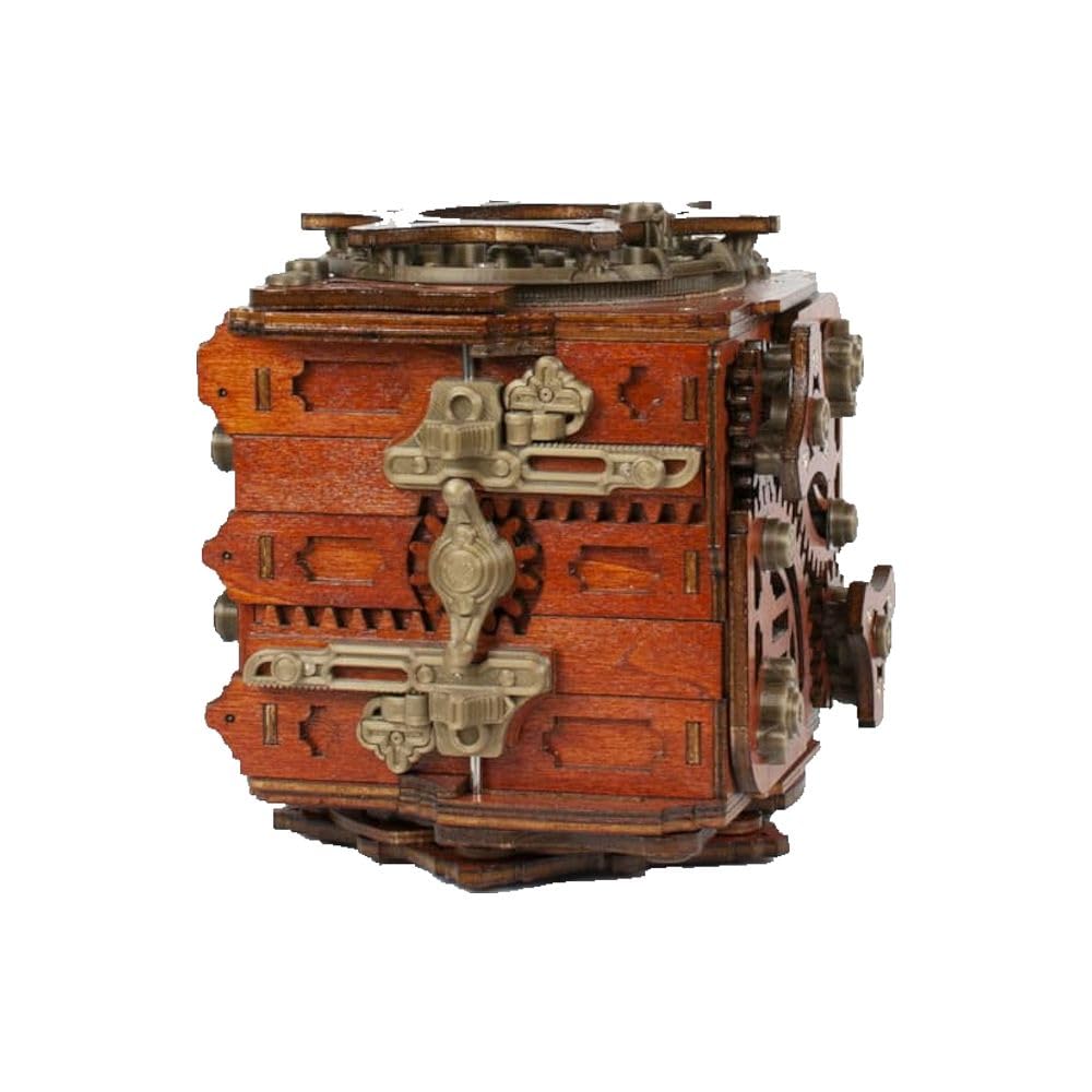 Mechanical 3D Puzzle for Adults - Brain Teaser Puzzle Box - 541 Piece Mecanigma Medium Difficulty - Perfect for Stress Relief & Home Office Decor
