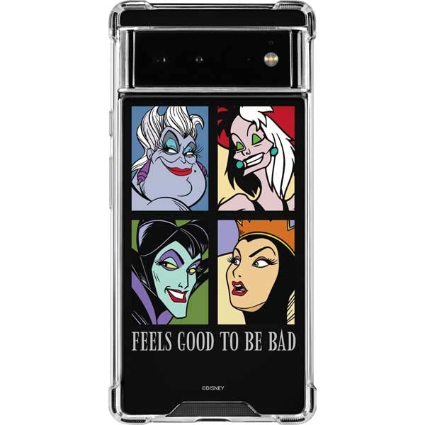 Disney Villains Phone Case for Google Pixel 6a - Clear Protective Cover for Everyday Use