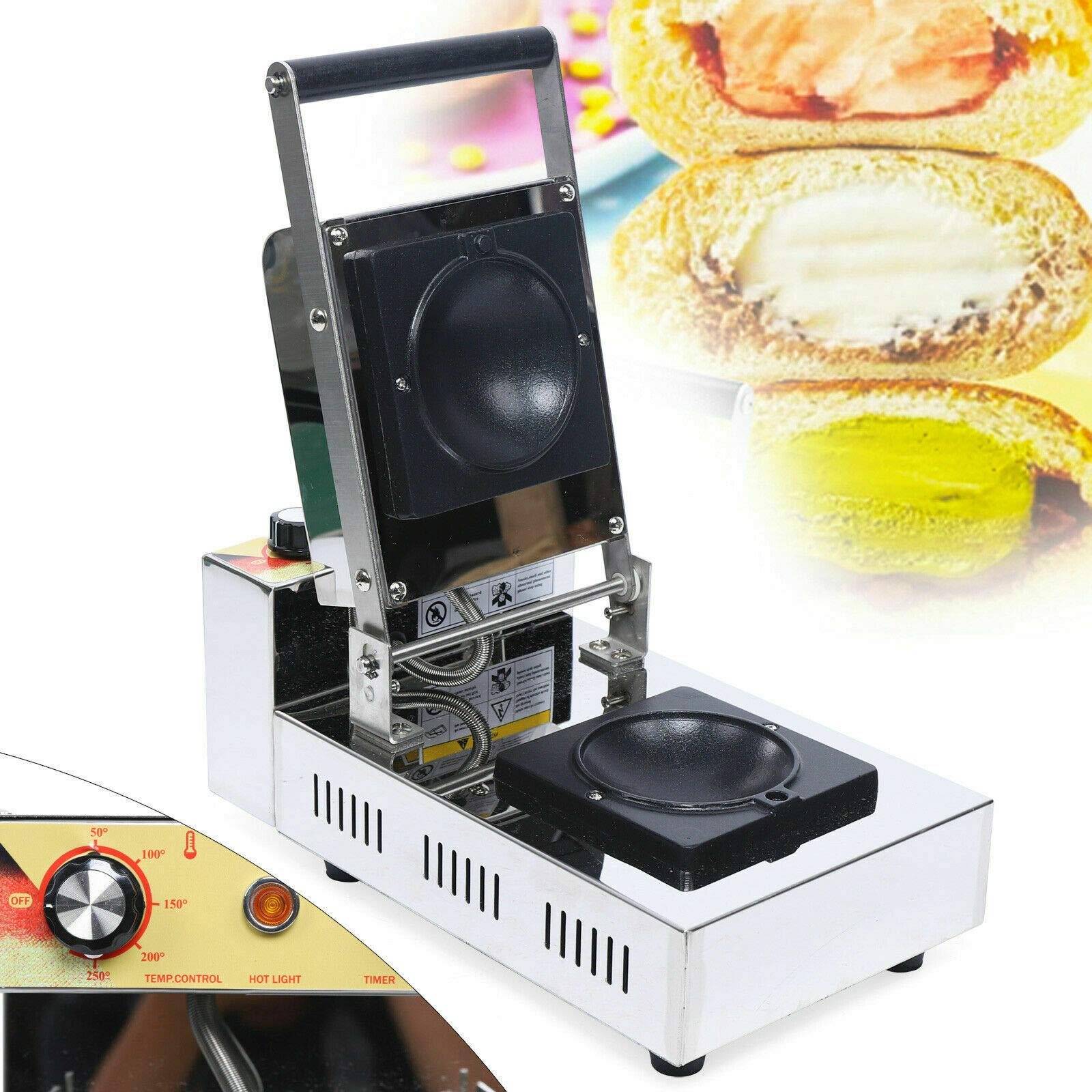 Nonstick Sandwich Maker - 1000W Commercial Panini Press Grill Machine for Kitchen, Breakfast, Cheese & French Toast | Perfect for Home, Restaurants & Cafes | Quick & Easy Breakfast Solution