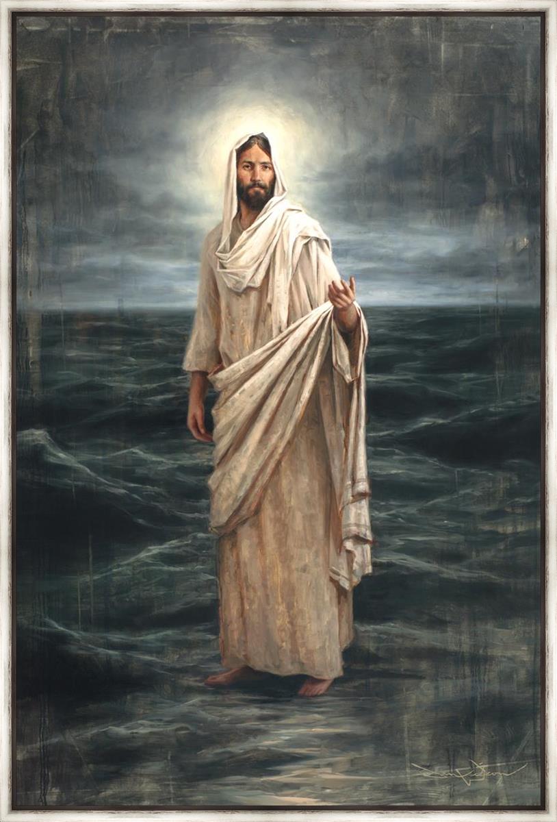 Come Be Not Afraid Large Wall Art - Inspirational Christian Home Decor for Living Room, Bedroom & Office - Perfect Gift for Faith-Based Interiors